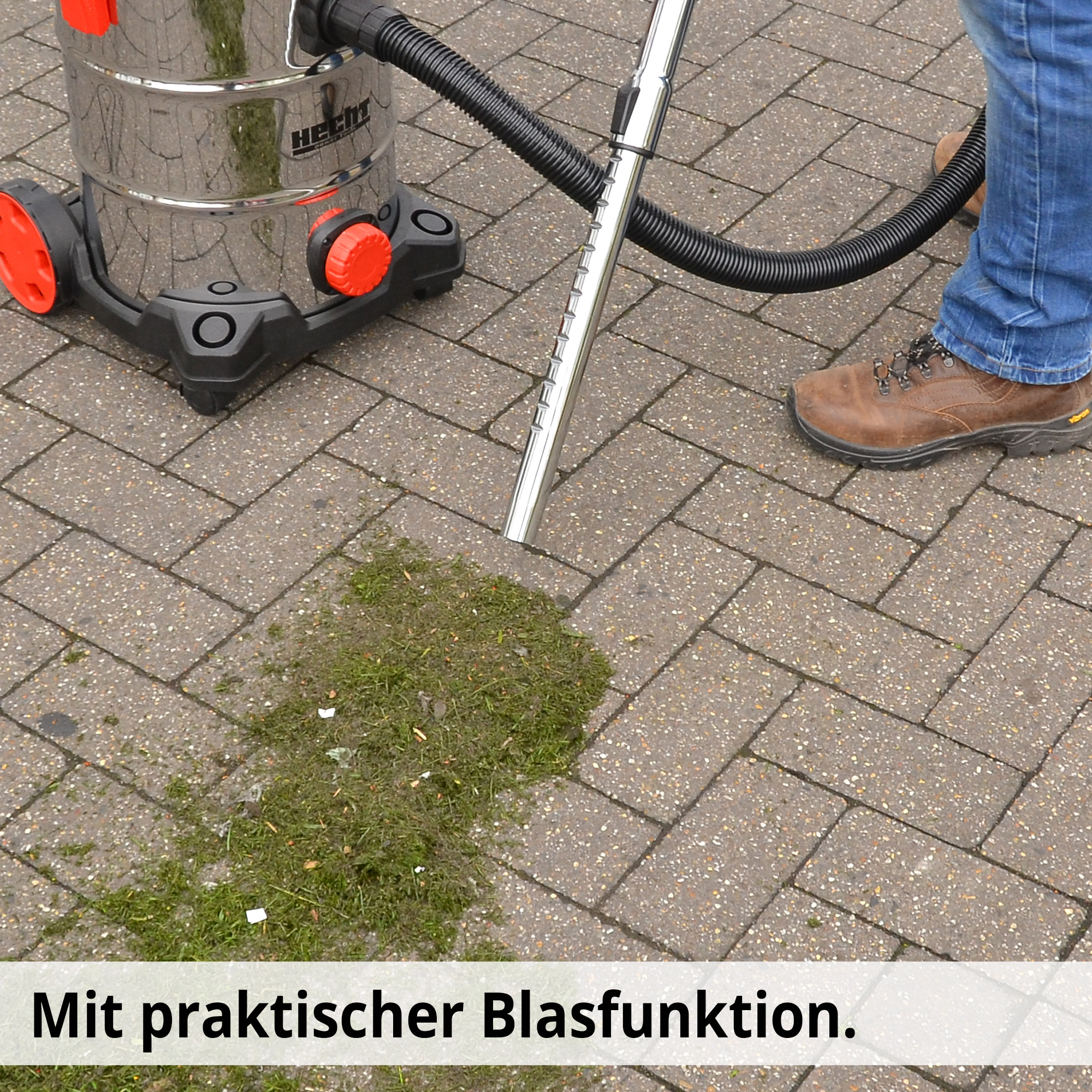 HECHT 8330 Industriesauger mit praktischer Blasfunktion
