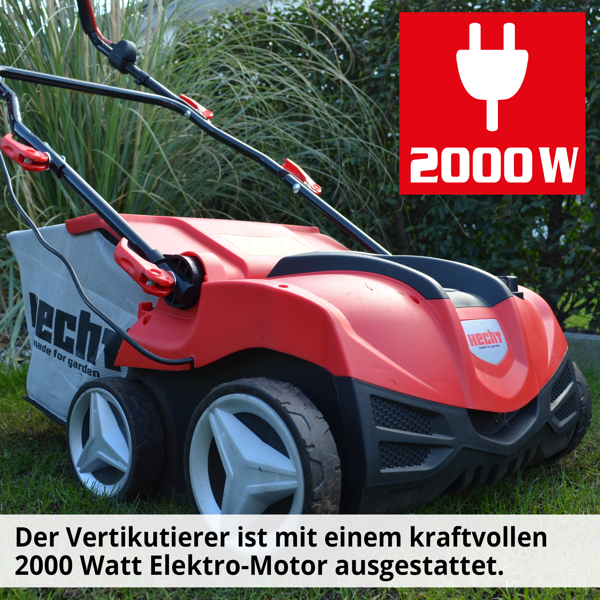 HECHT Elektro Vertikutierer »1999« Elektro Vertikutierer mit starkem Elektro-Motor