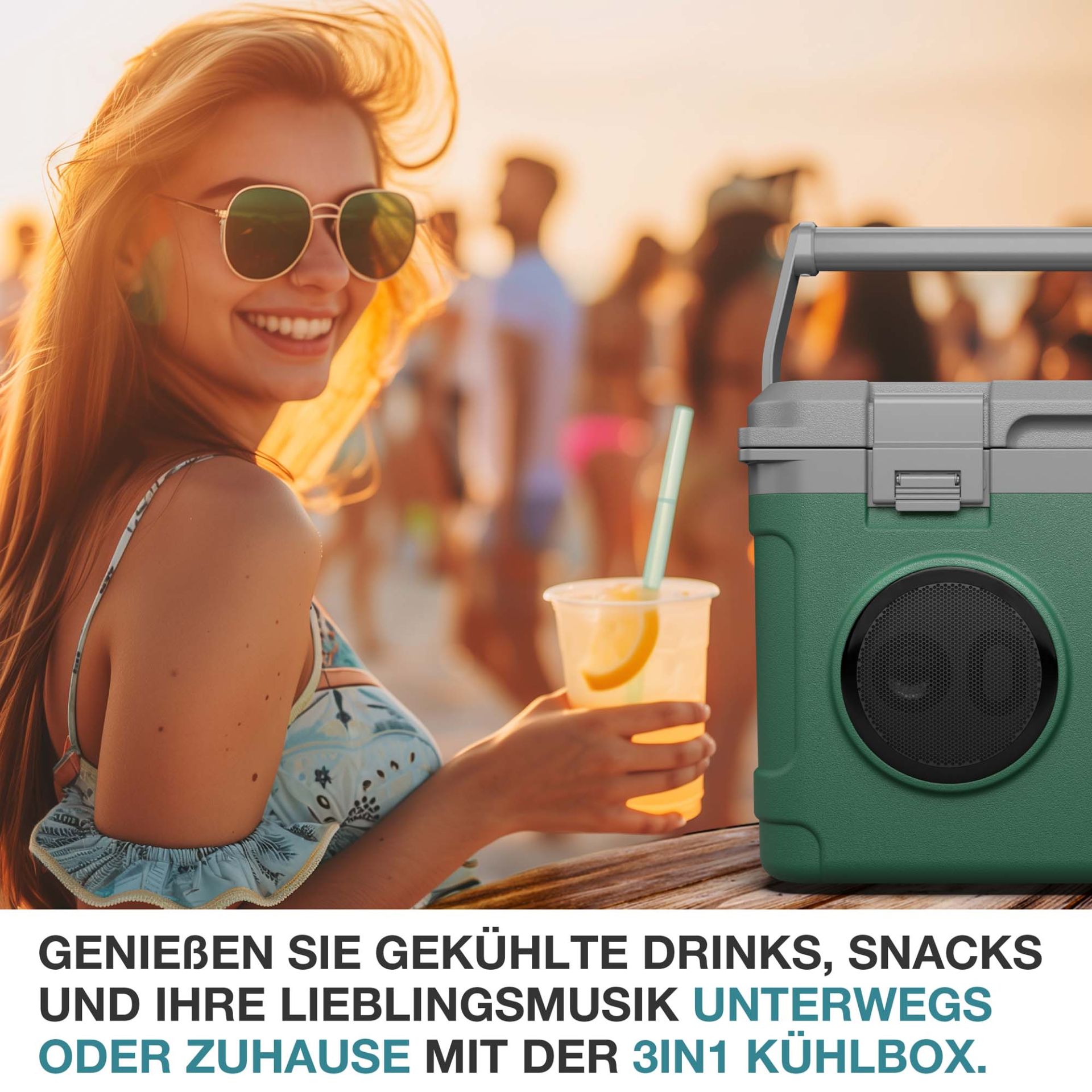 TOM Musikkühlbox CB-210; für Unterwegs geeignet