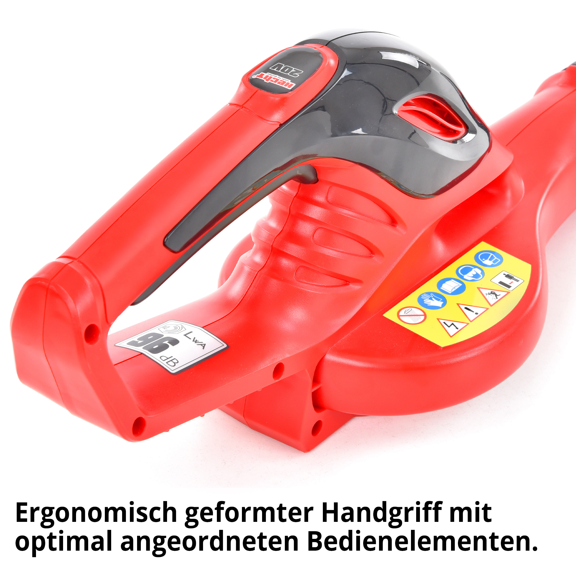 Akku Laubgebläse; Ergonomisch geformter Handgriff