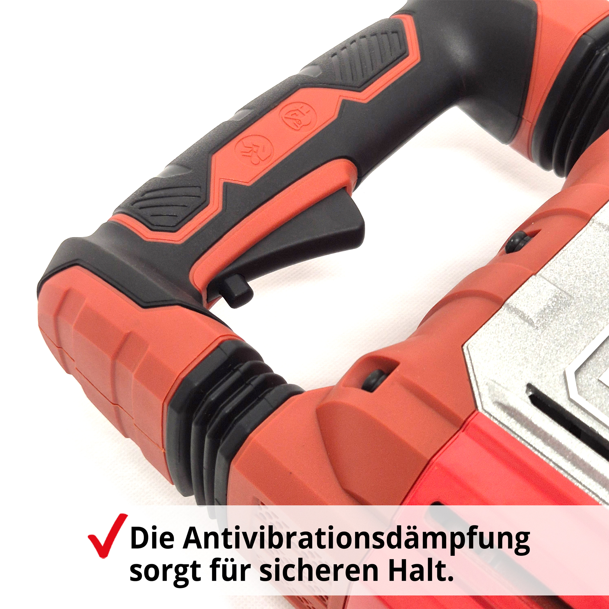 Stemmhammer mit Antivibrationsdämpfung, sorgt für sicheren Halt