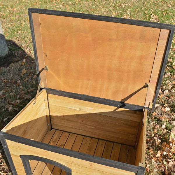 Hundehütte Carlo M; Saubere Verarbeitung, einfache Montage