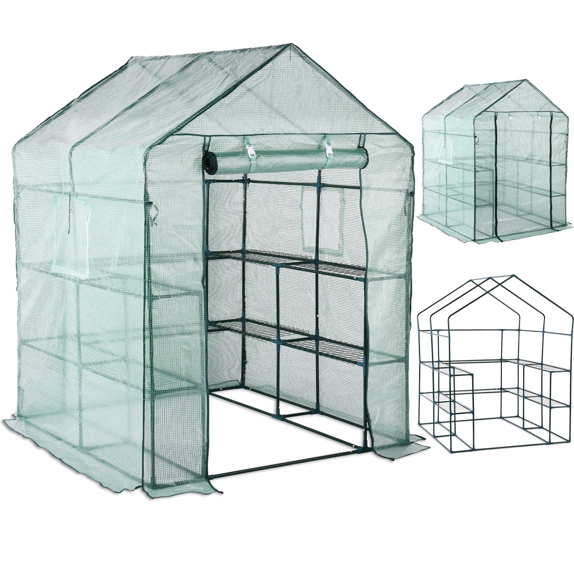 TOM Anzucht Gewächshaus GH-240; Hohe Lichtdurchlässigkeit