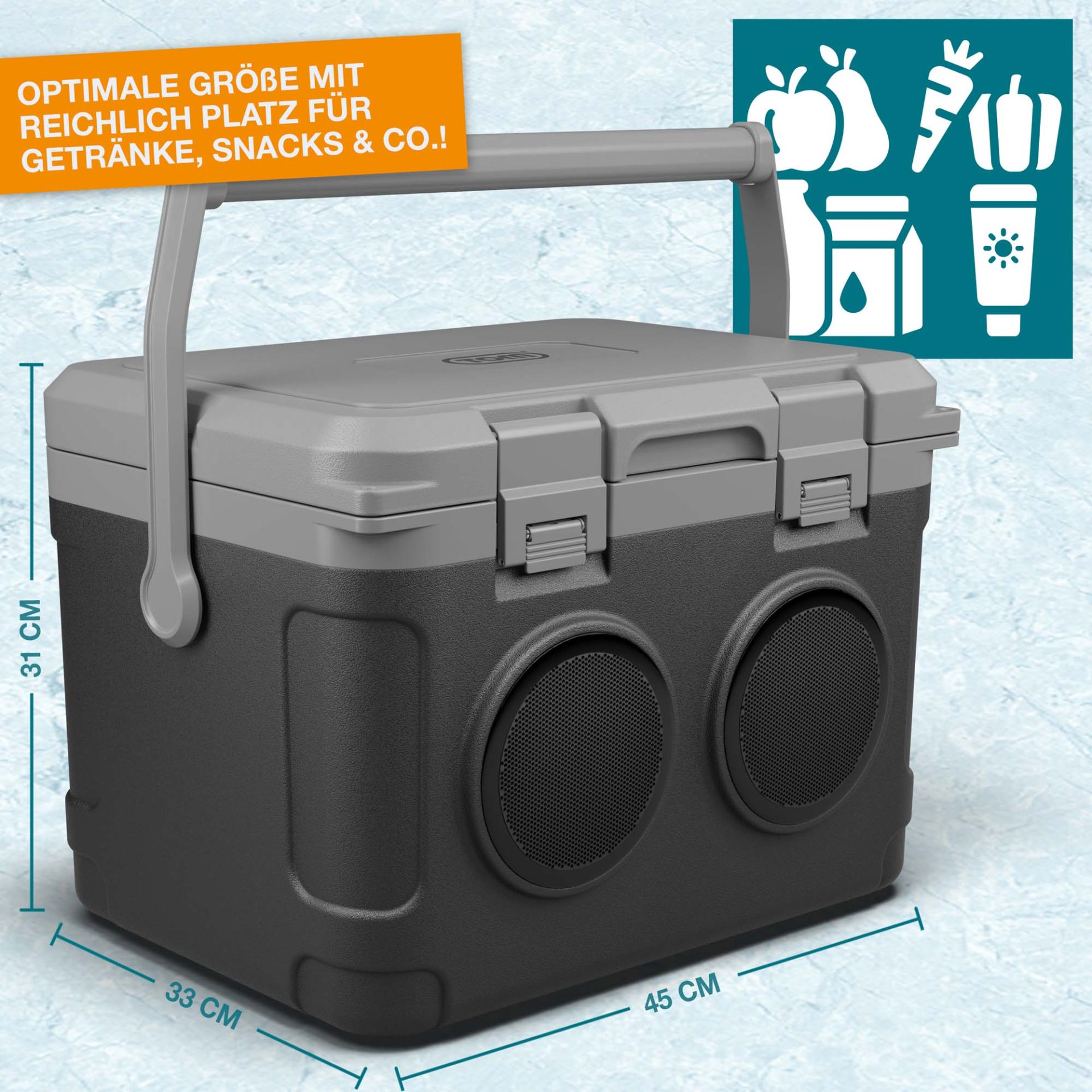 TOM Musikkühlbox CB-210; 33 x 45 x 31 Zentimeter