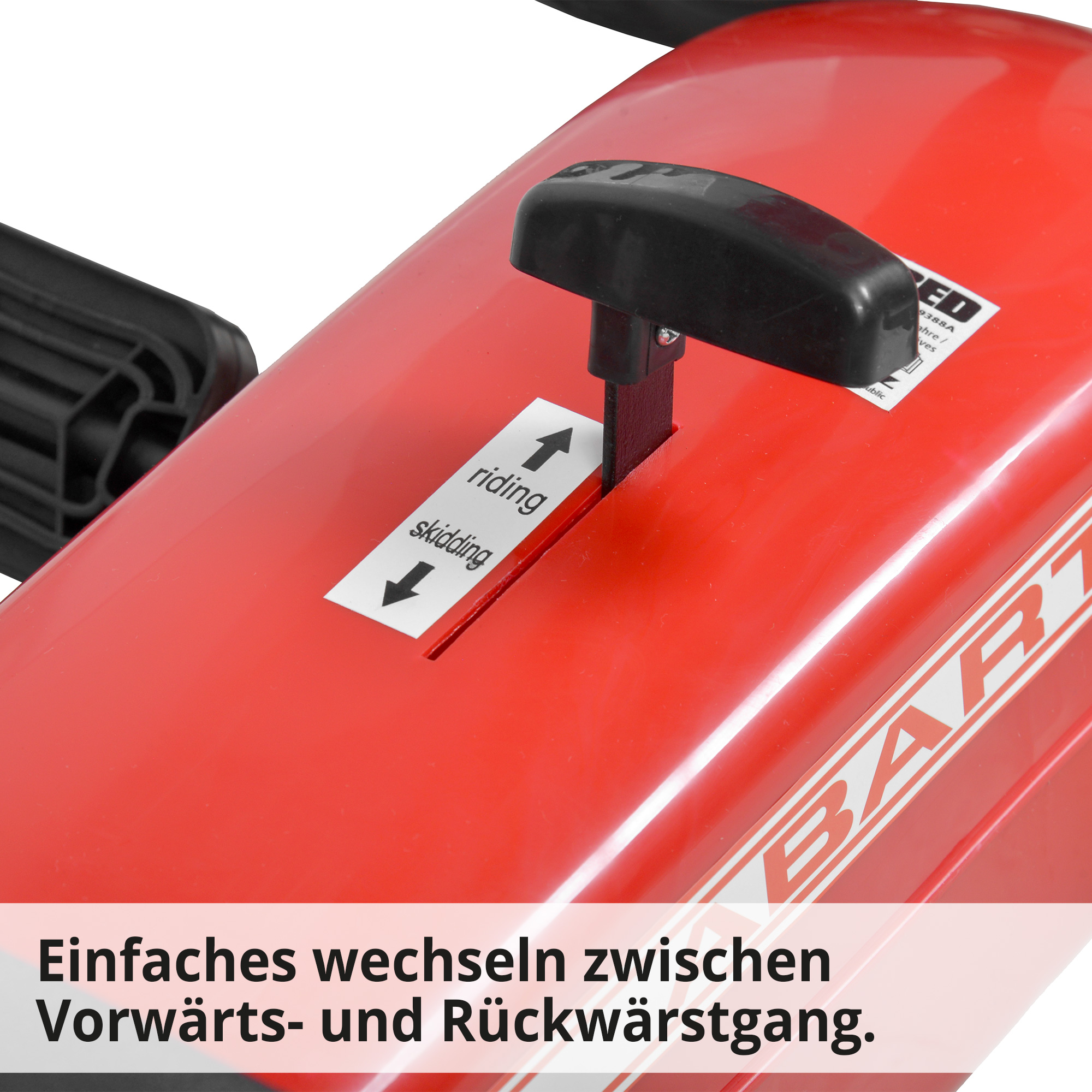 HECHT ABARTH Tretkart Red Tretkart mit Vorwärtsgang und Rückwärtsgang