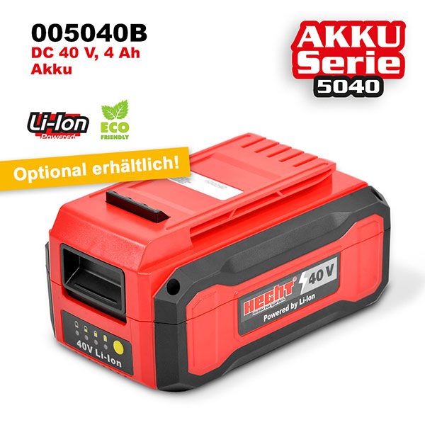Akku Freischneider; Akku der Serie 5040 optional erhältlich