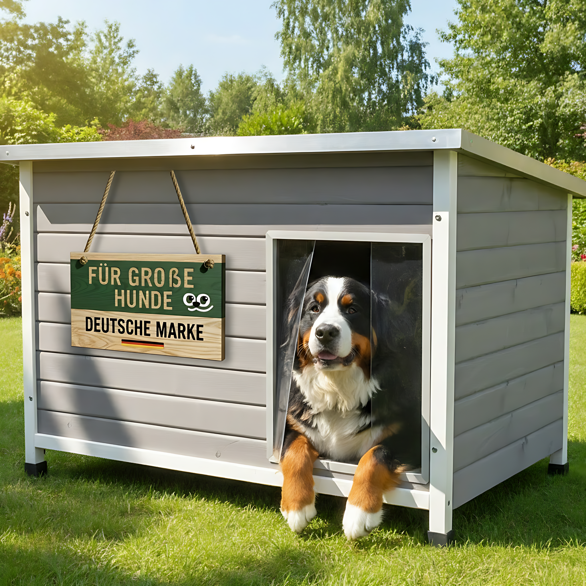 Hundehütte Jacky XL zooprinz für große Hunde