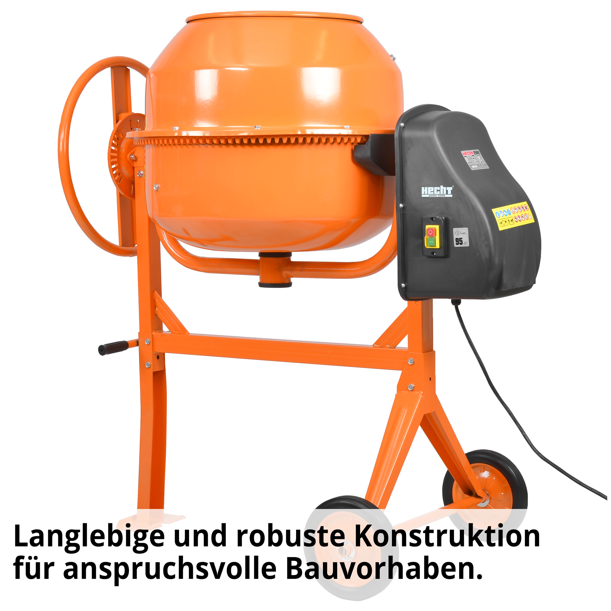 HECHT Betonmischer 2141 Betonmischer hat eine langlebige und robuste Kontruktion
