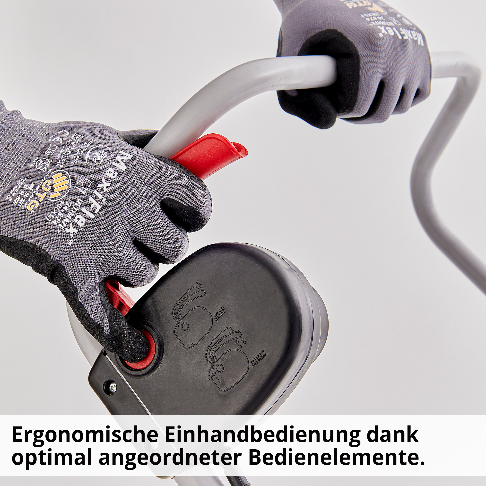 Vertikutierer; Ergonomische Einhandbedienung