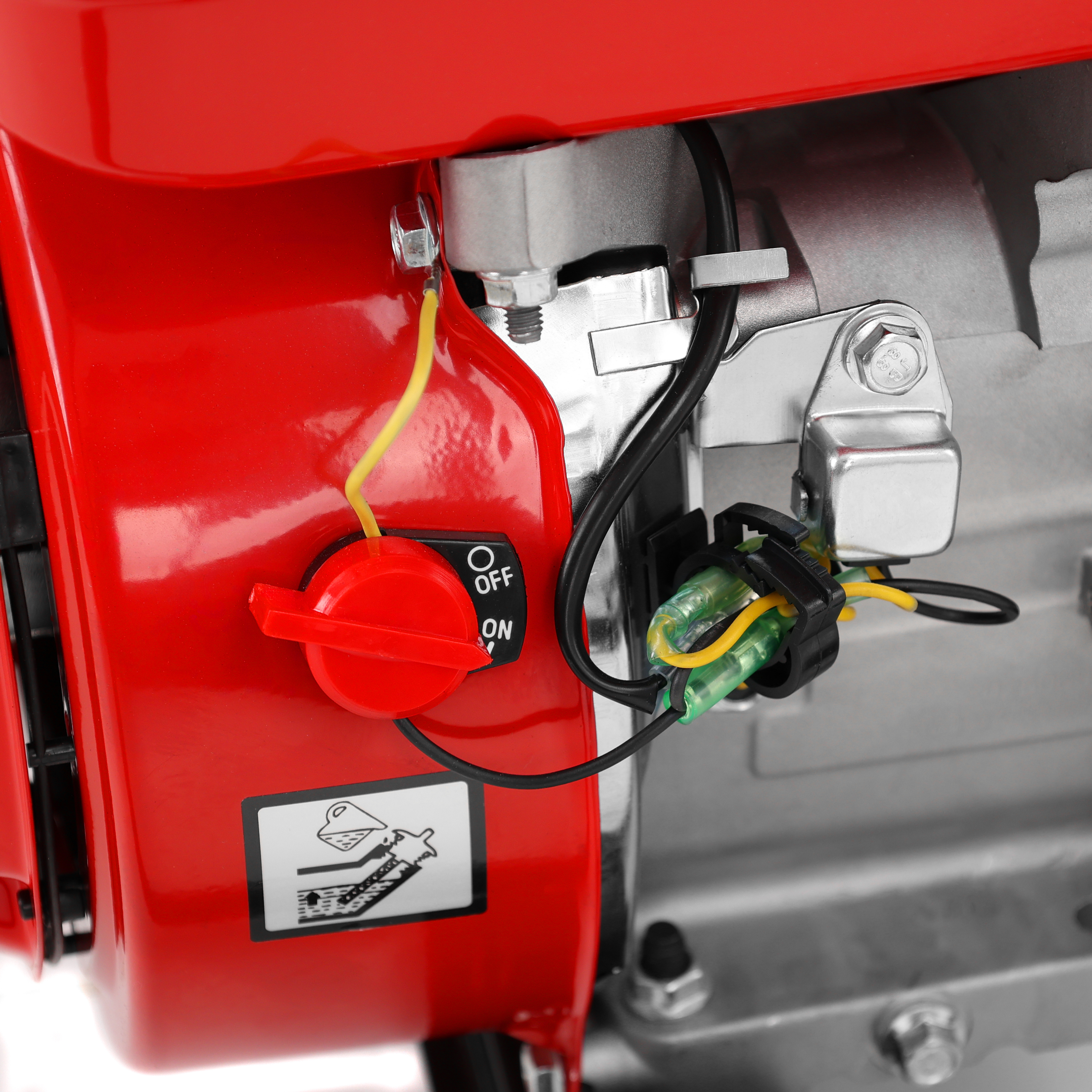 Benzinmotor Wasserpumpe HECHT 3681 mit 36 kg Gewicht und stabilem Stand