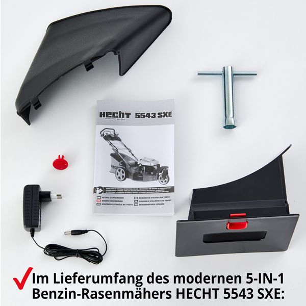 Benzin Rasenmäher; 5 in 1 Benzin-Rasenmäher