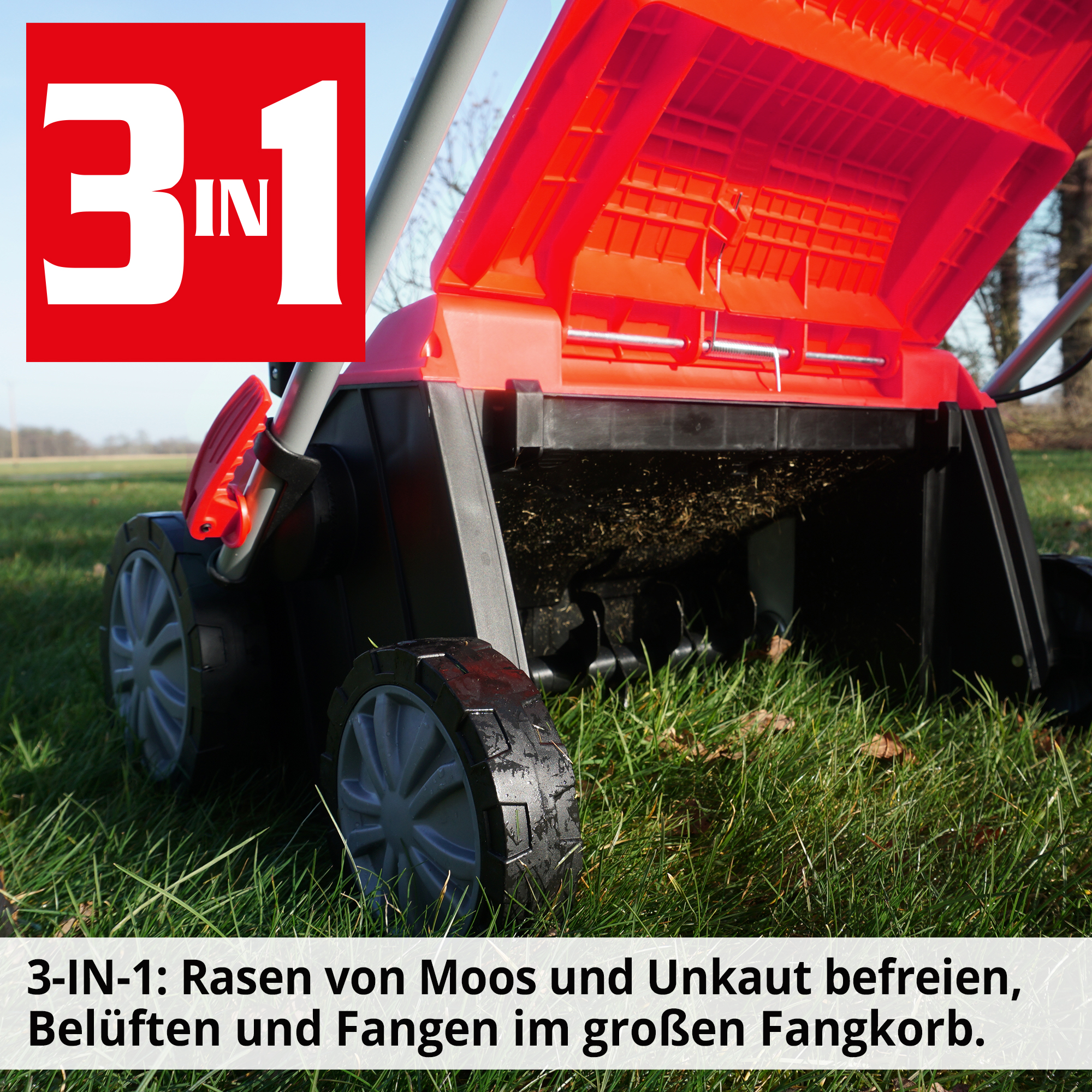 HECHT Elektro Vertikutierer »1848« Vertikutierer effektiv gegen Moos und Unkraut