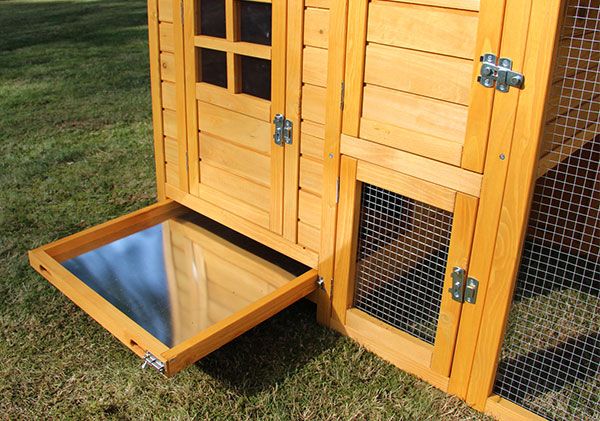 zooprinz Hühnervoliere Flexi ohne Auslauf Kotschublade zum einfachen und schnellen Reinigen 