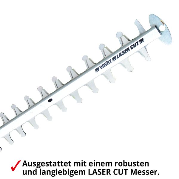 HECHT Elektro Heckenschere 611 Elektro Heckenschere mit langlebiger klinge