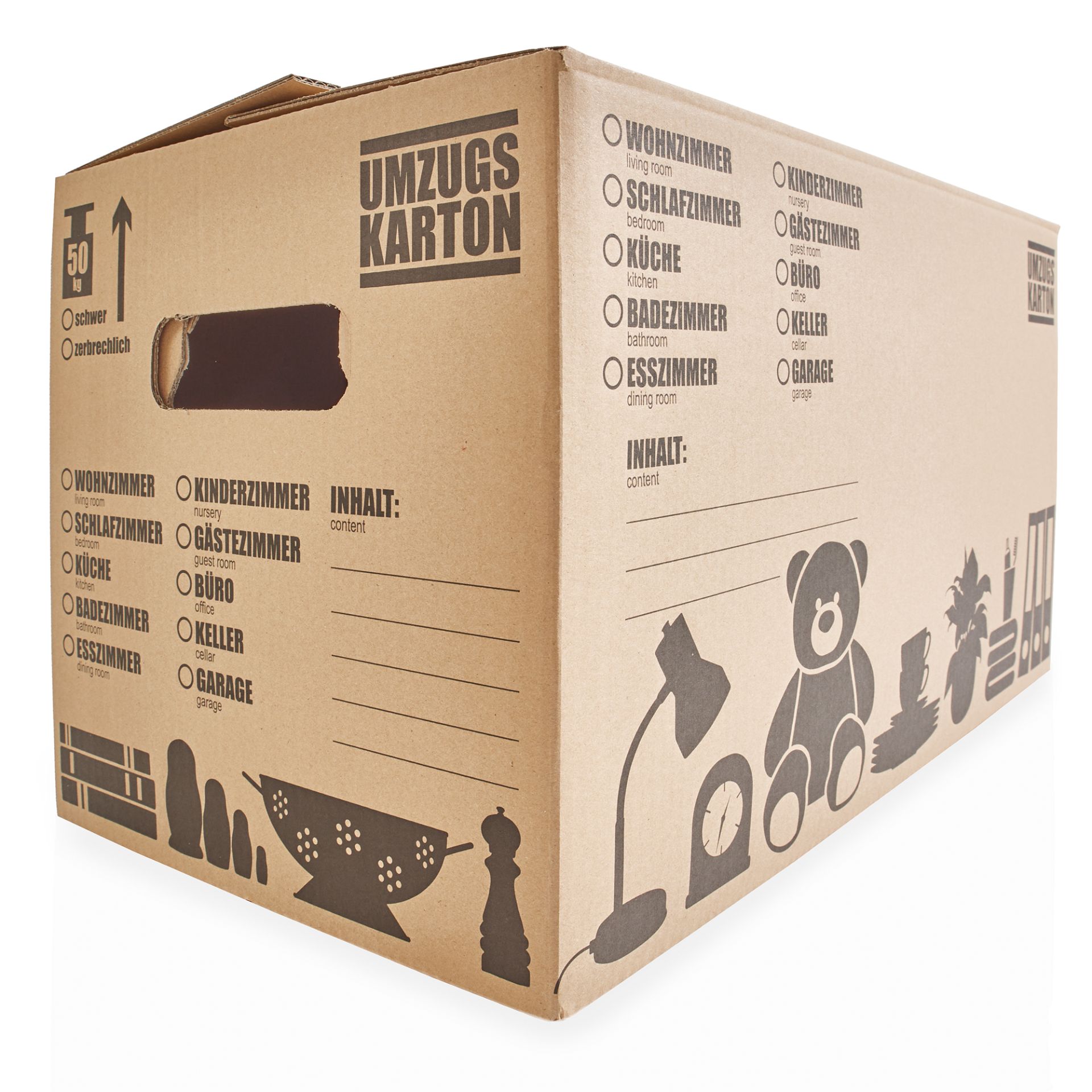 ONBEST, Umzugkartons, Artikelnummer 43832 ONBEST, Umzugkartons, Artikelnummer 43832