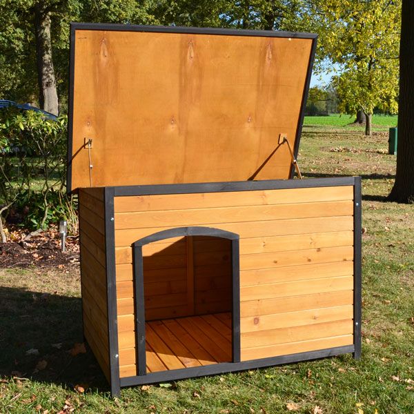 Hundehütte Carlo M; Gute Luftzirkulation