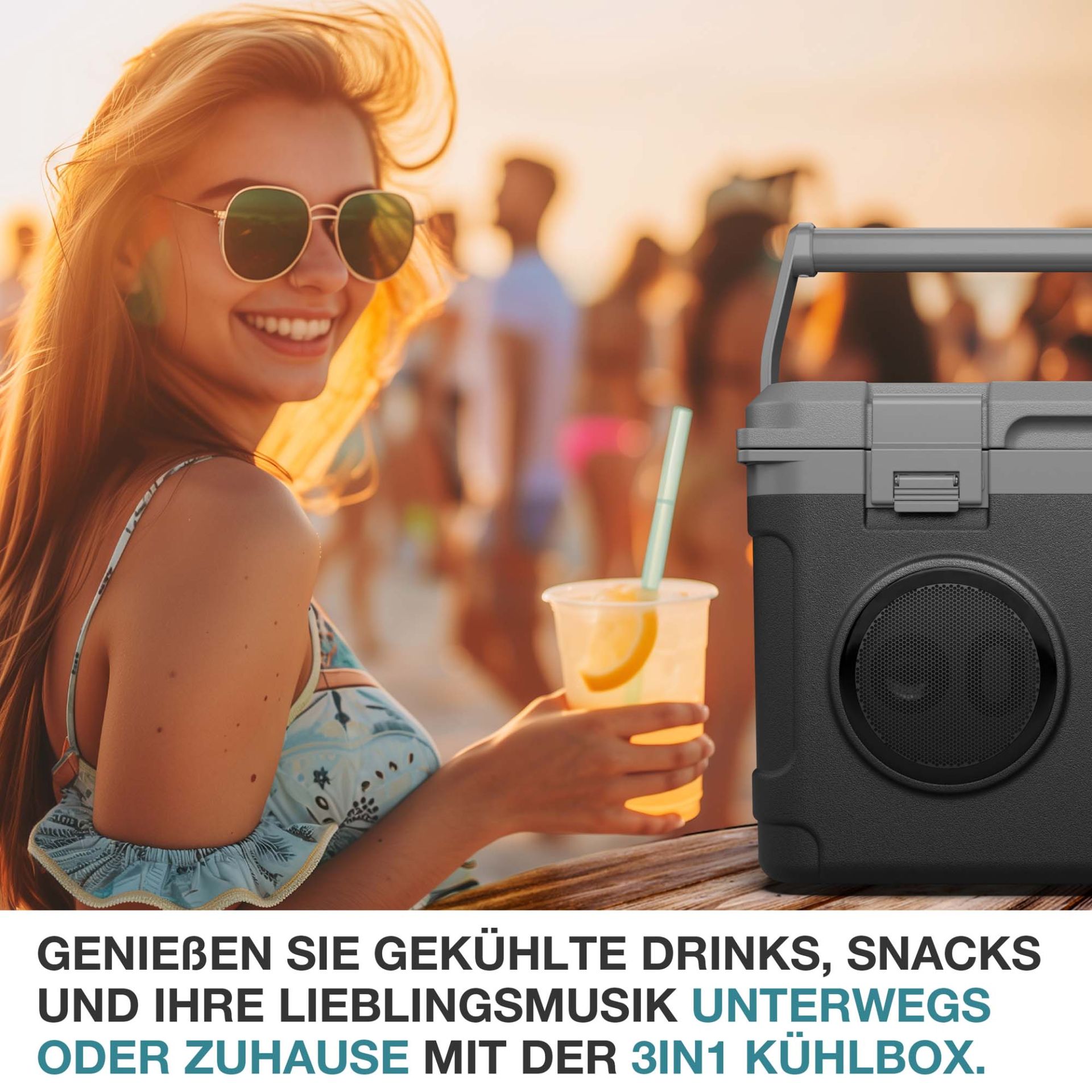 TOM Musikkühlbox CB-210; für Unterwegs geeignet