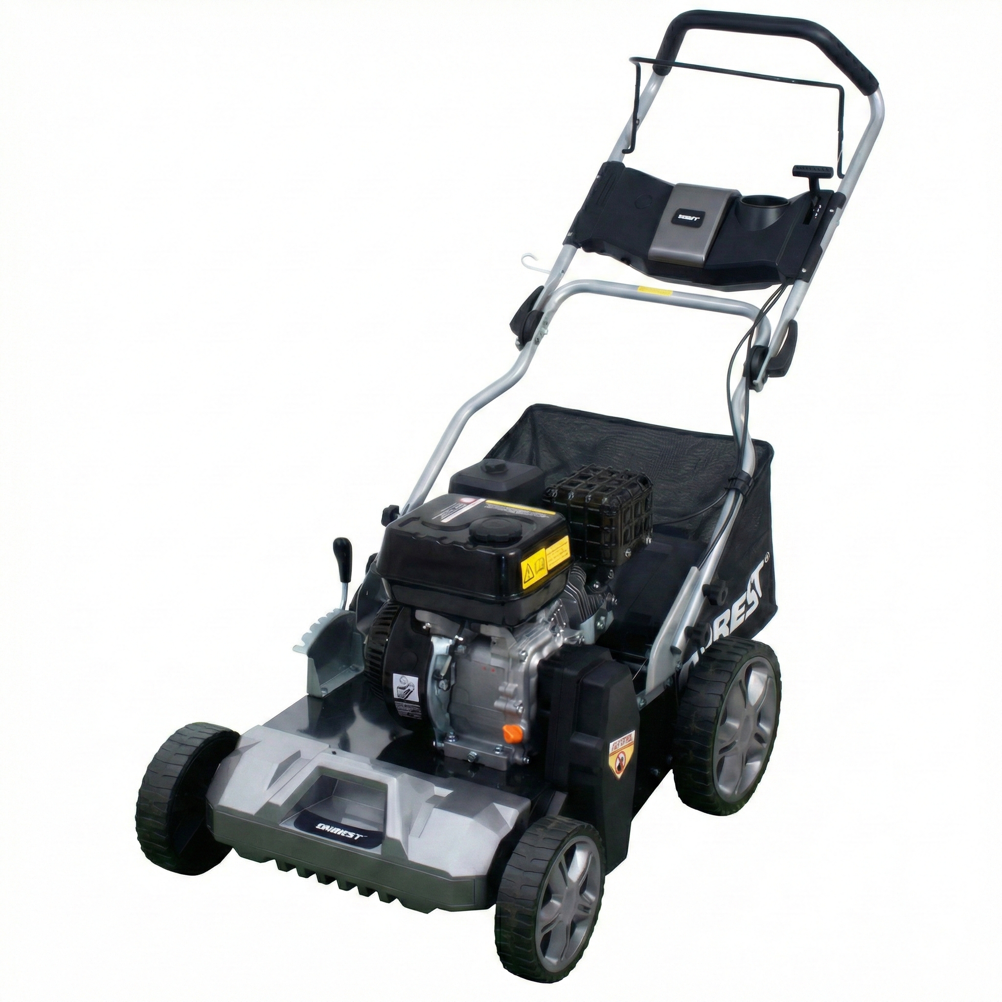 Vertikutierer Benzin 44 cm Arbeitsbreite 2in1 Rasenlüfter