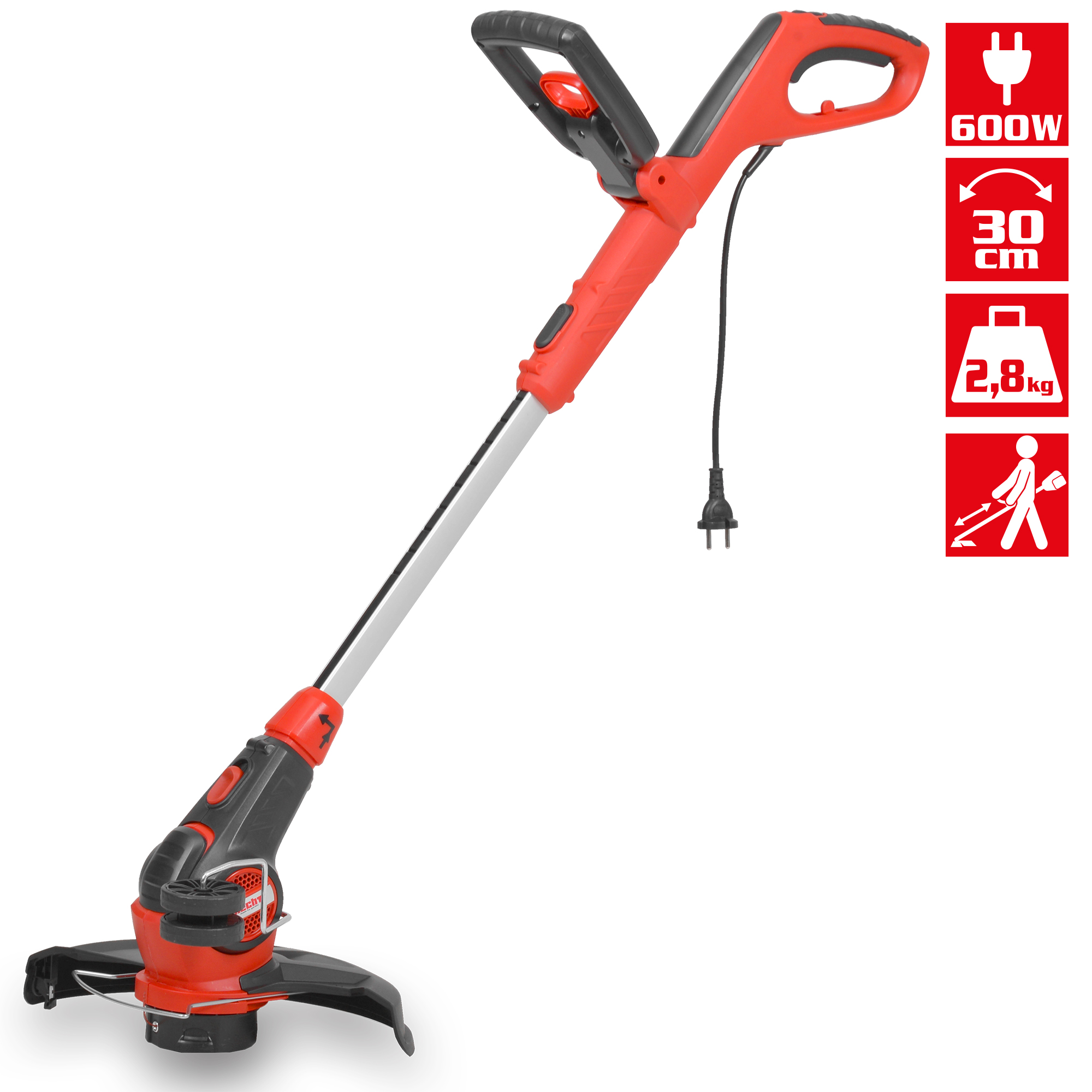 Rasentrimmer; Elektrischer Rasentrimmer mit Kabel
