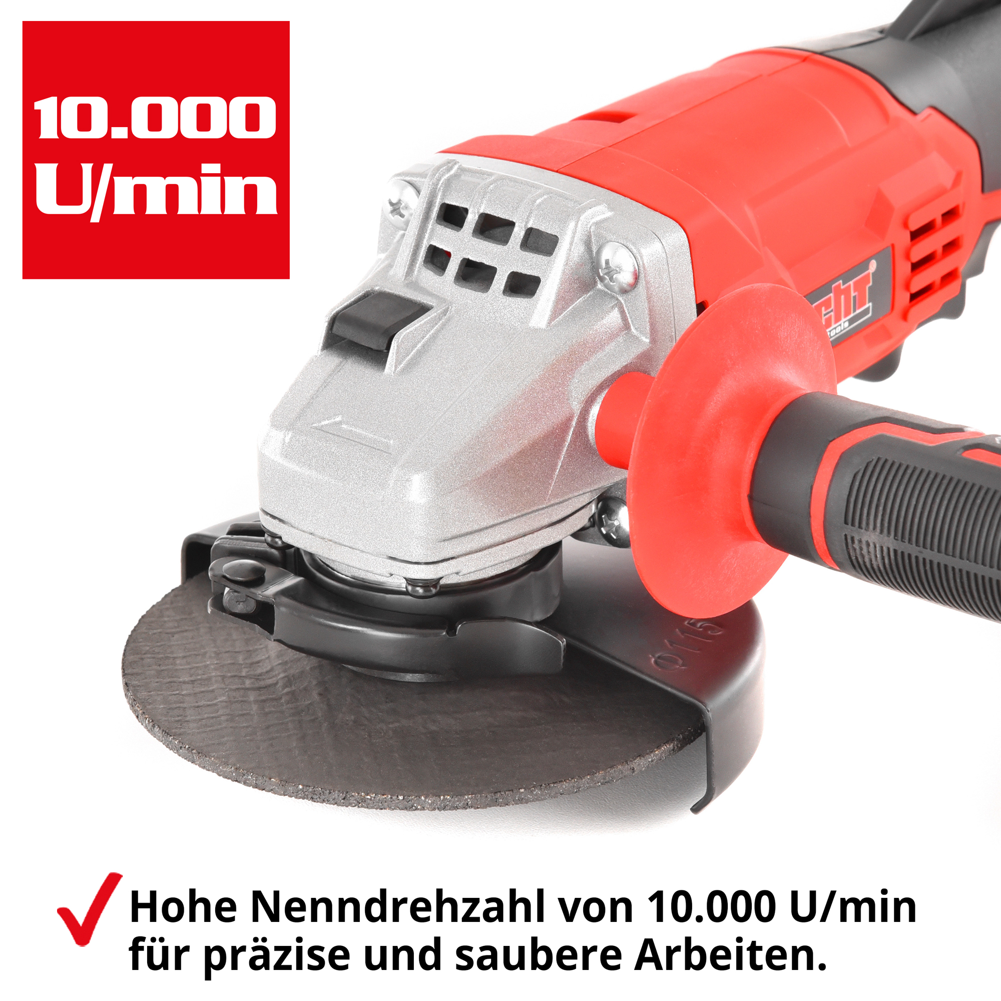 Akku Winkelschleifer; 10000 Umdrehungen pro Minute