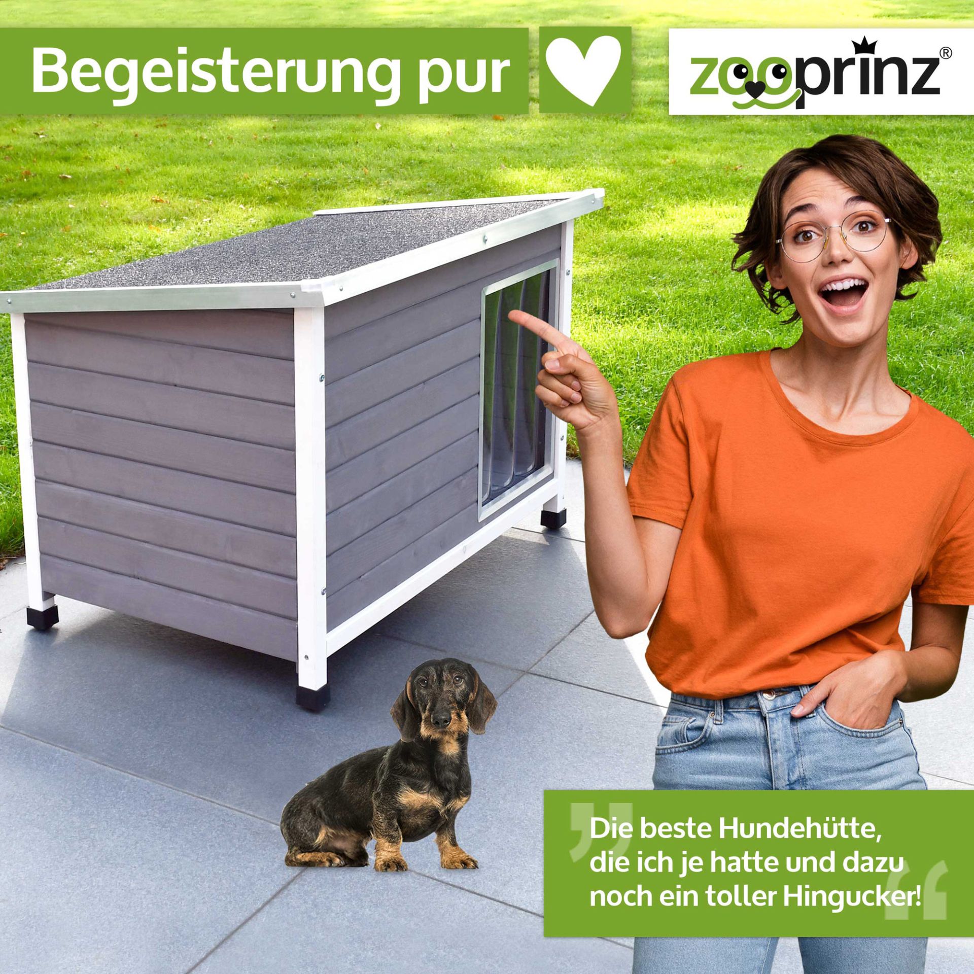 Hundehütte Jacky; beste Kundenzufriedenheit