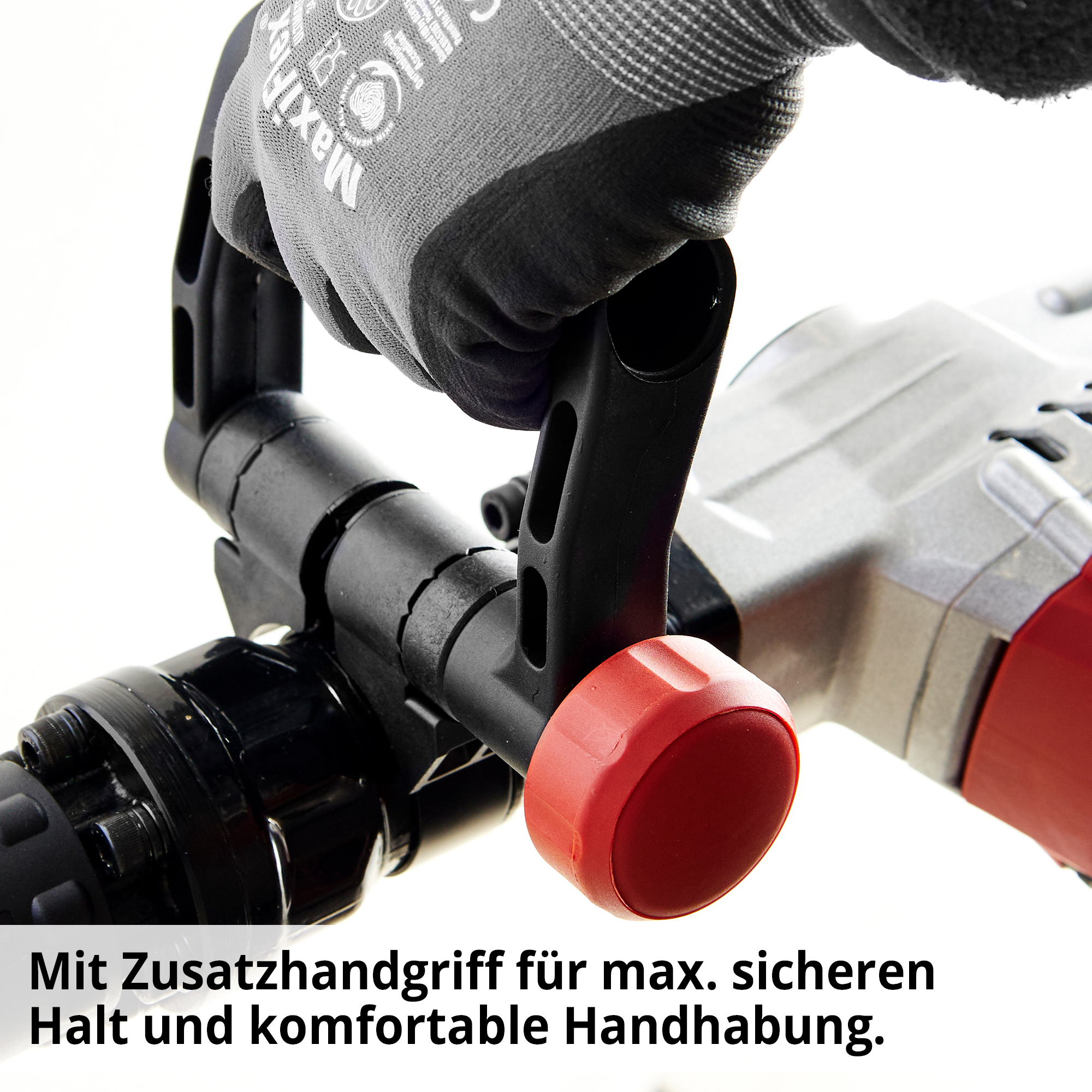 HECHT 1090 Bohrhammer mit Zusatzhandgriff für max. sicheren Halt und komfortable Handhabung