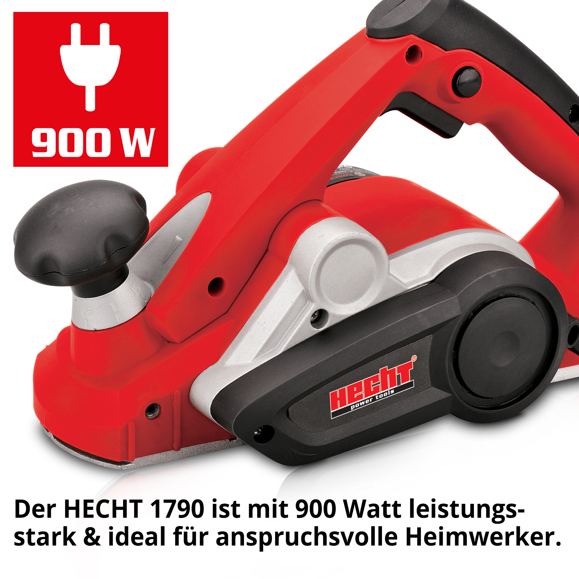 Elektrohobel HECHT 1790 für ansprucchsvolle Heimwerker mit 900 Watt Leistung Elektrohobel HECHT 1790 für ansprucchsvolle Heimwerker mit 900 Watt Leistung