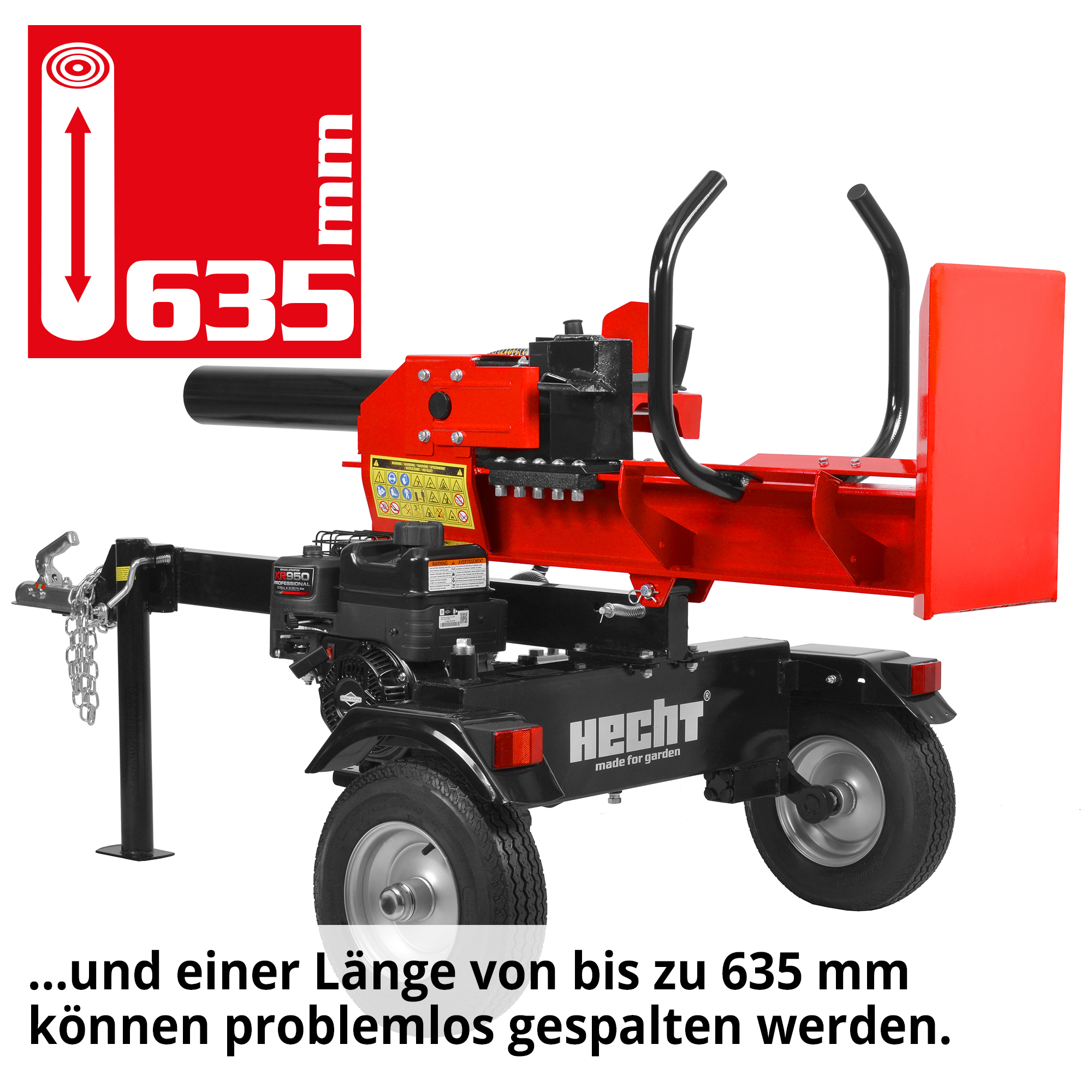 HECHT Benzin Holzspalter »6422« Benzin Holzspalter mit hoher Spaltkraft