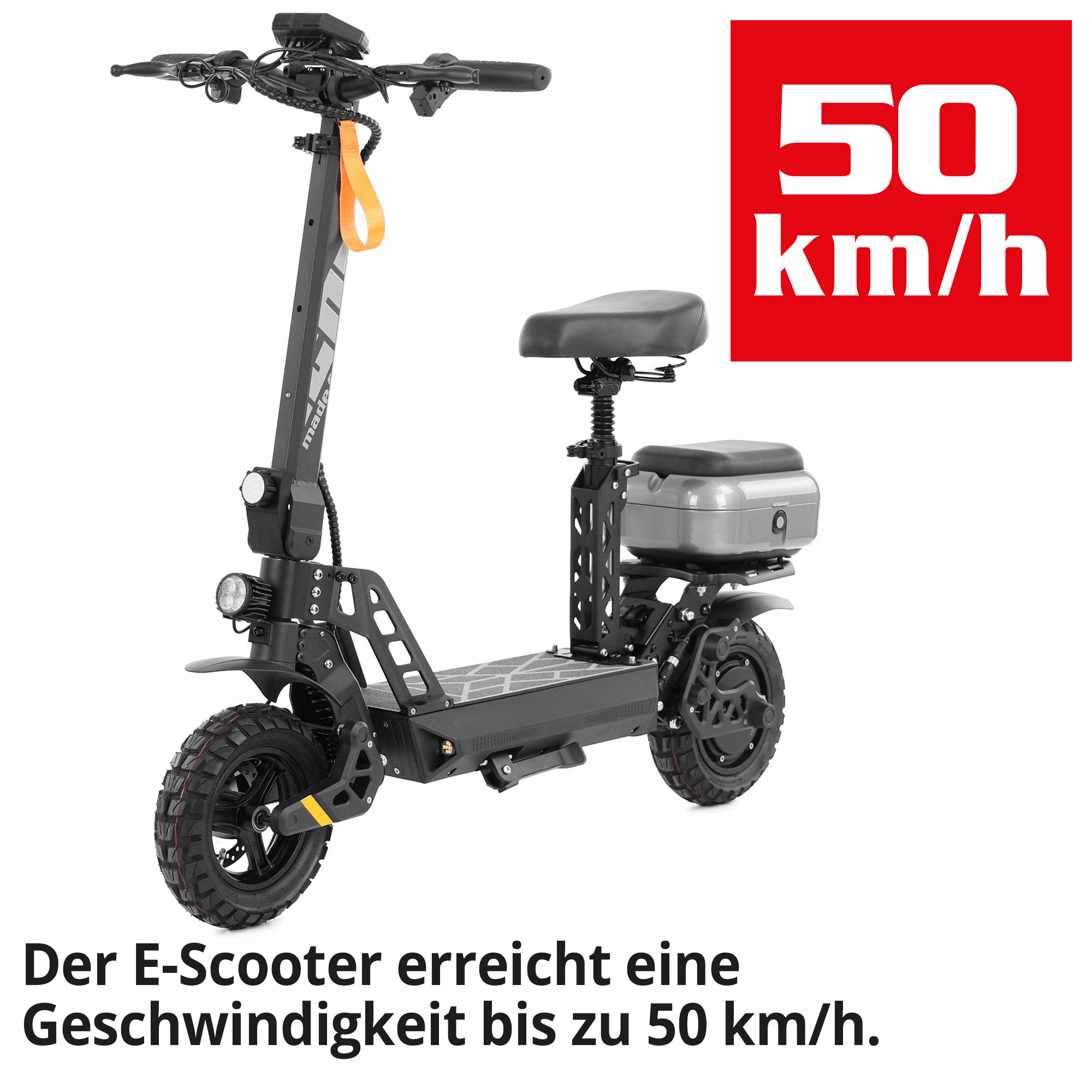 E-Scooter HECHT bis 50 km/h