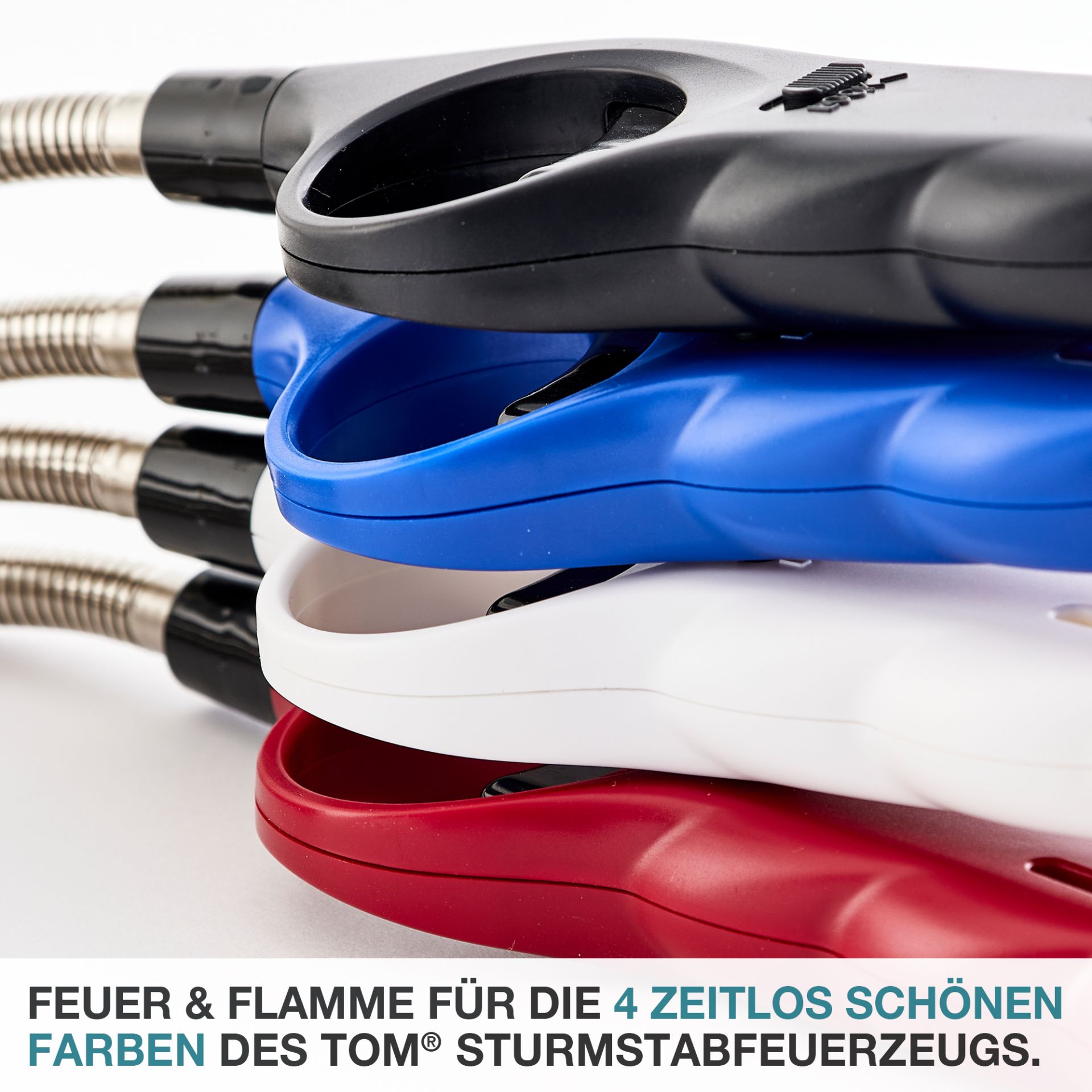 TOM Flexitube Stabfeuerzeug in 4 Farben