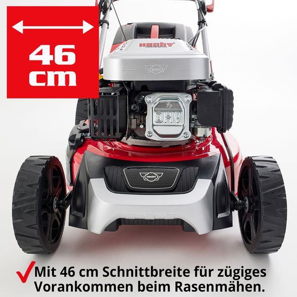 HECHT Benzin Rasenmäher »5484 SXE« Benzin Rasenmäher mit hoher Schittbreite