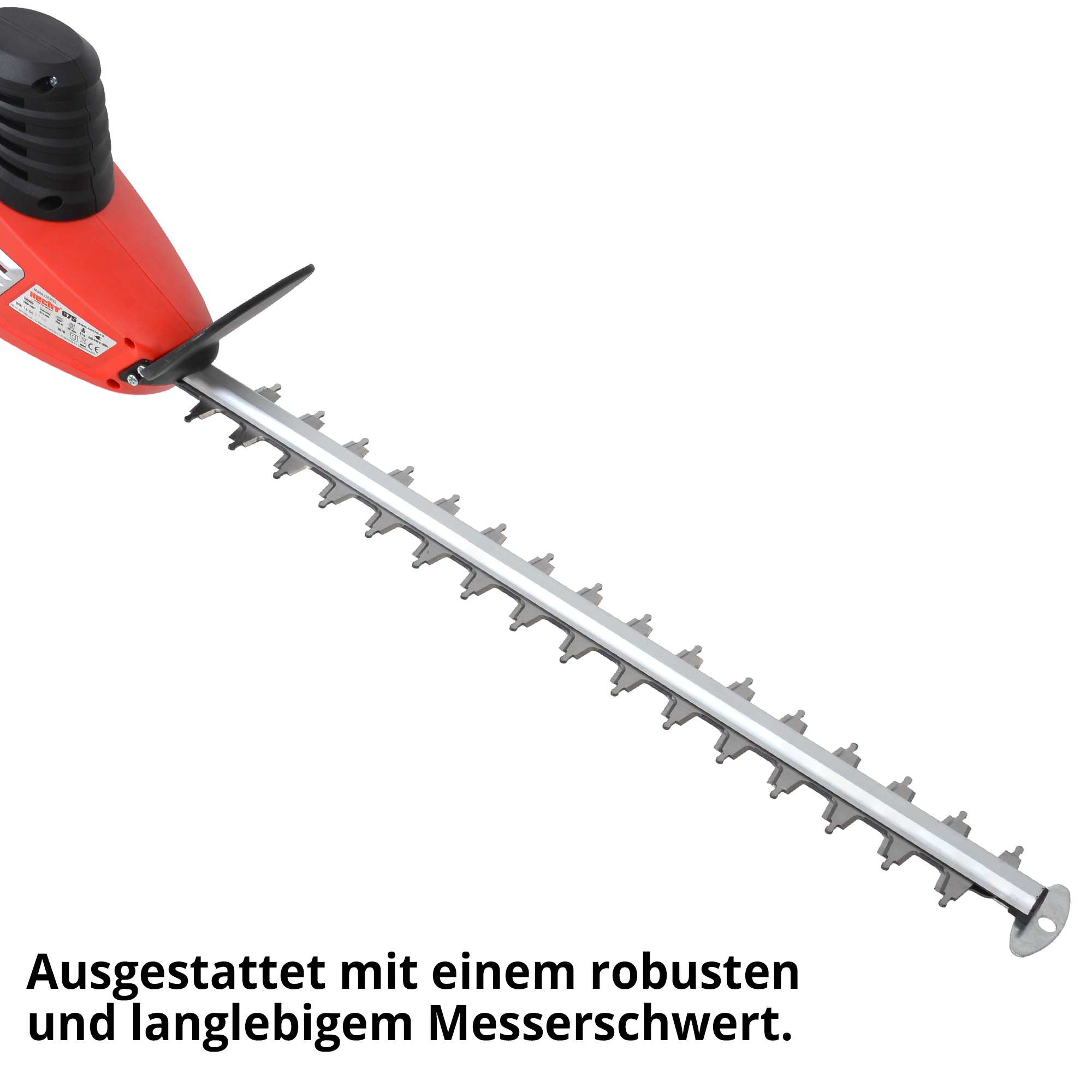 Elektro-Heckenschere mit robusten Messerschwert 
