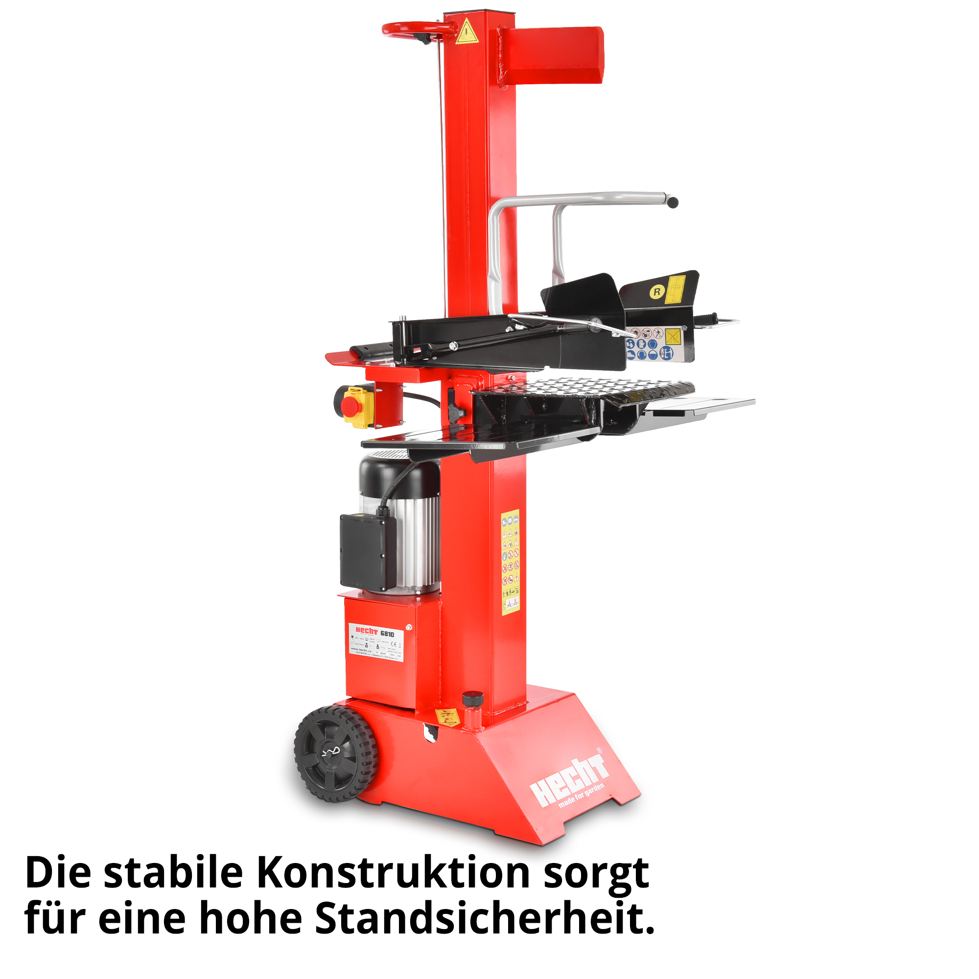 HECHT Hydraulikholzspalter 6810 Hydraulikholzspalter mit stabiler Konstruktion