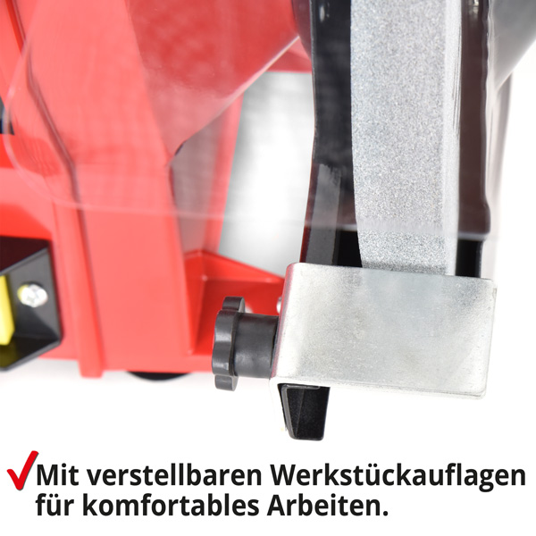 Hecht 1723 Doppelschleifer; Mit verstellbaren Werkstückauflagen für komfortables Arbeiten
