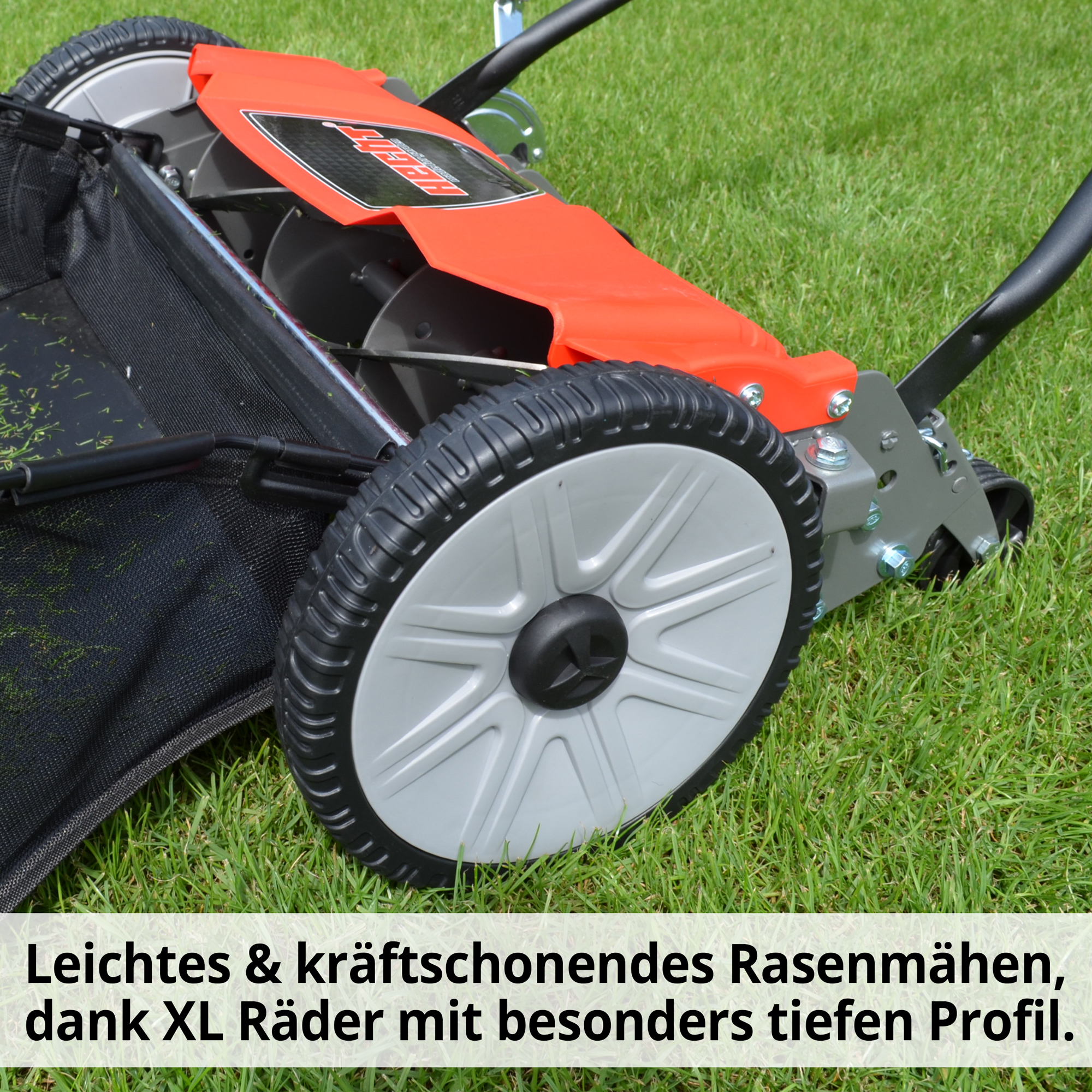 HECHT Spindelmäher »514« Spindelmäher mit leichten Rädern