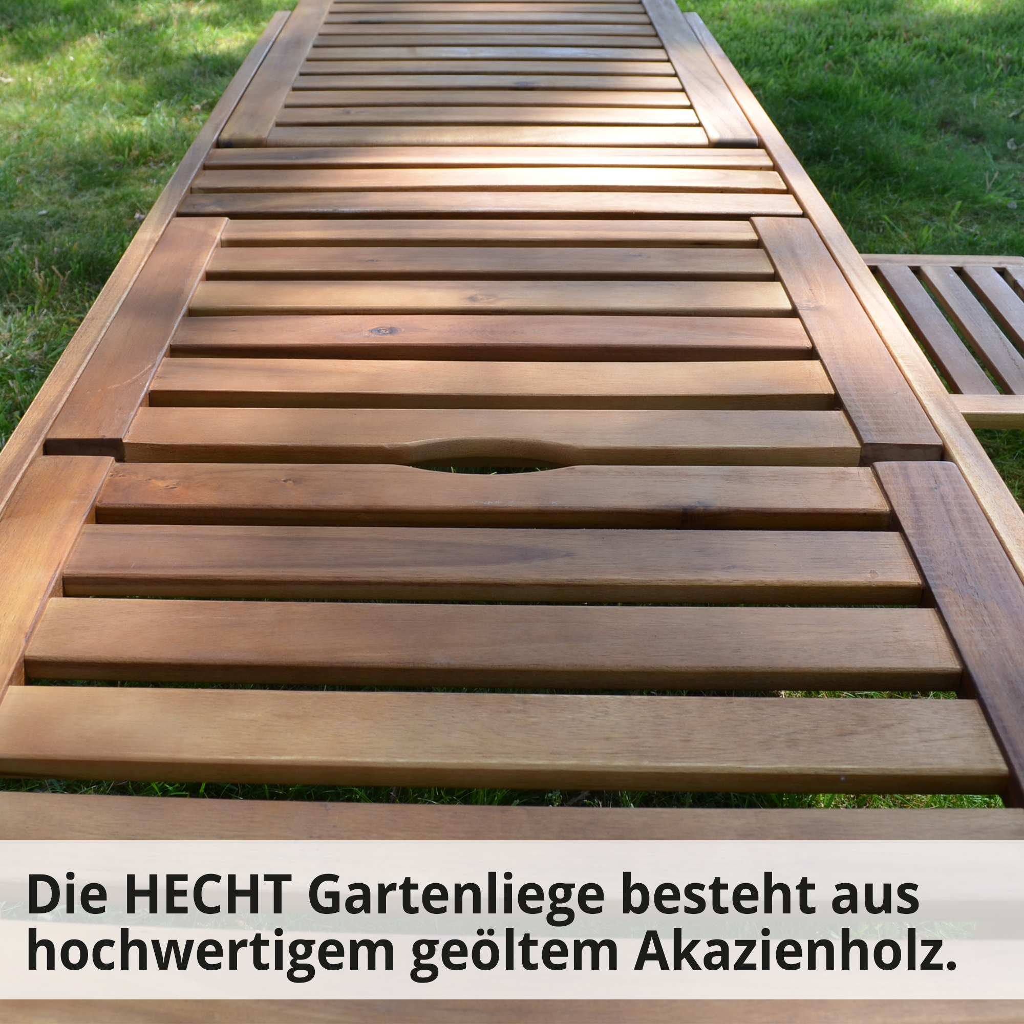 HECHT Sonnenliege »Resort A« hochwertiges geöltes Akazienholz
