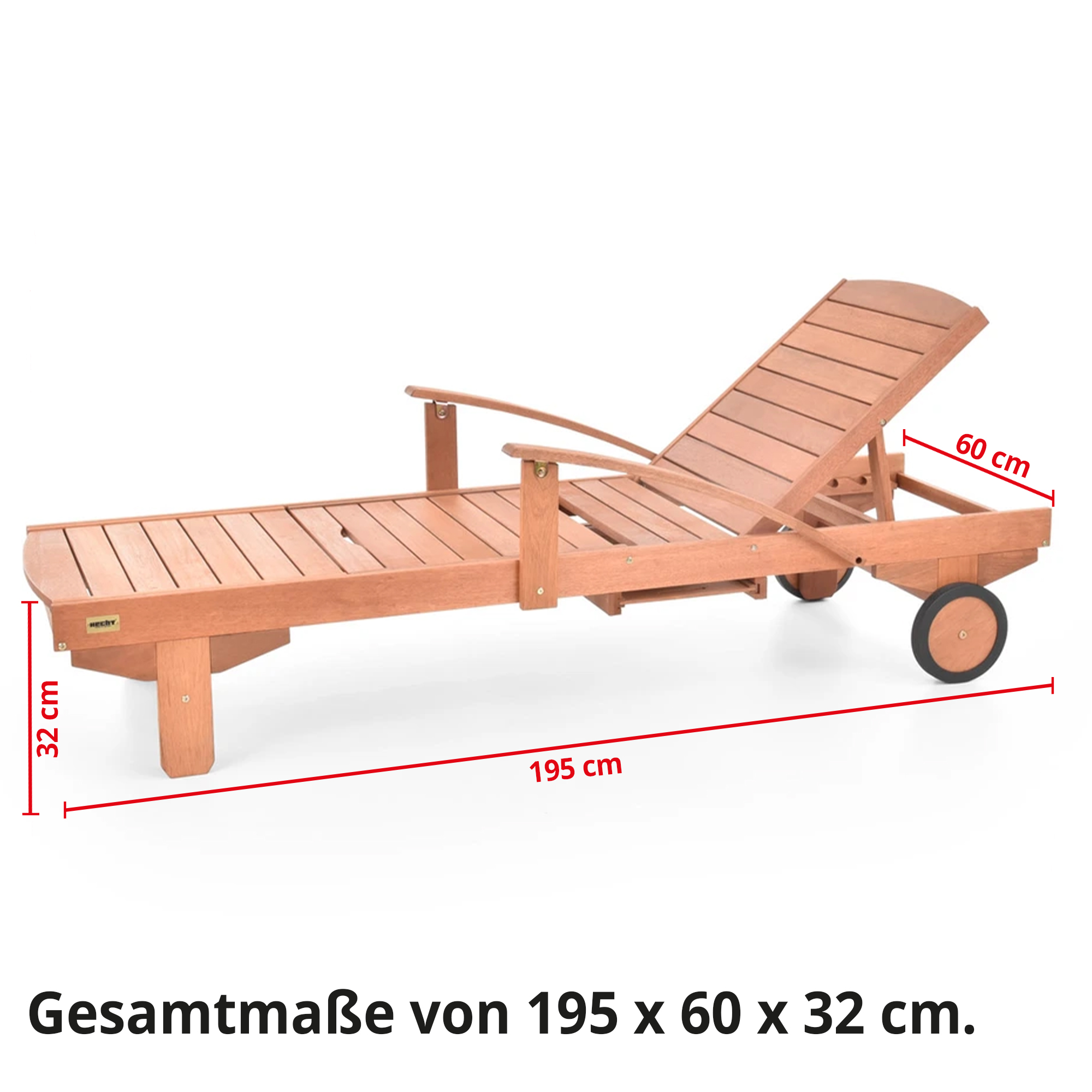 HECHT Gartenliege »Era Lounger« Maße Größe länge 