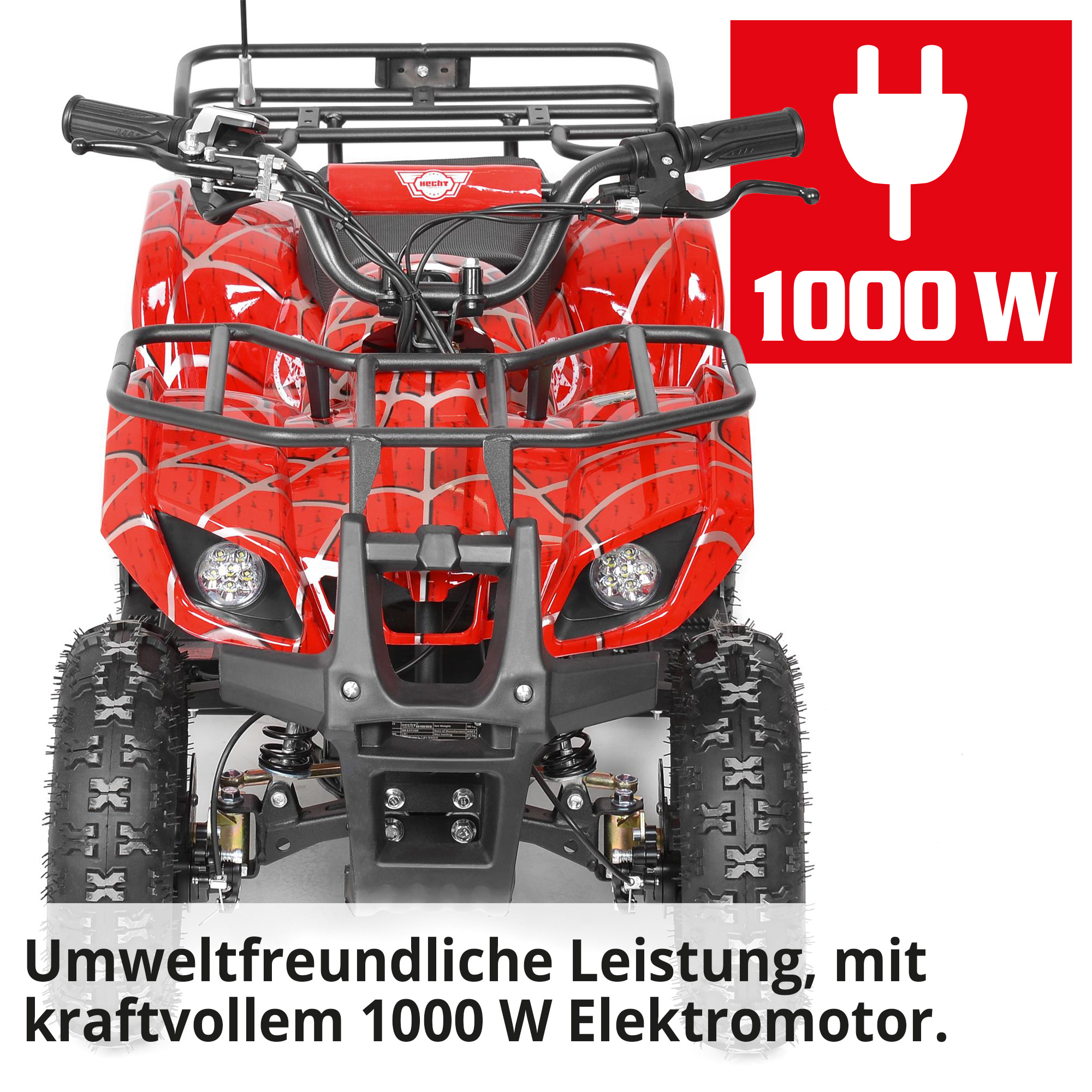 Elektro Quad 56100 Rot mit umweltfreundlicher Leistung, mit kraftvollem Elektromotor