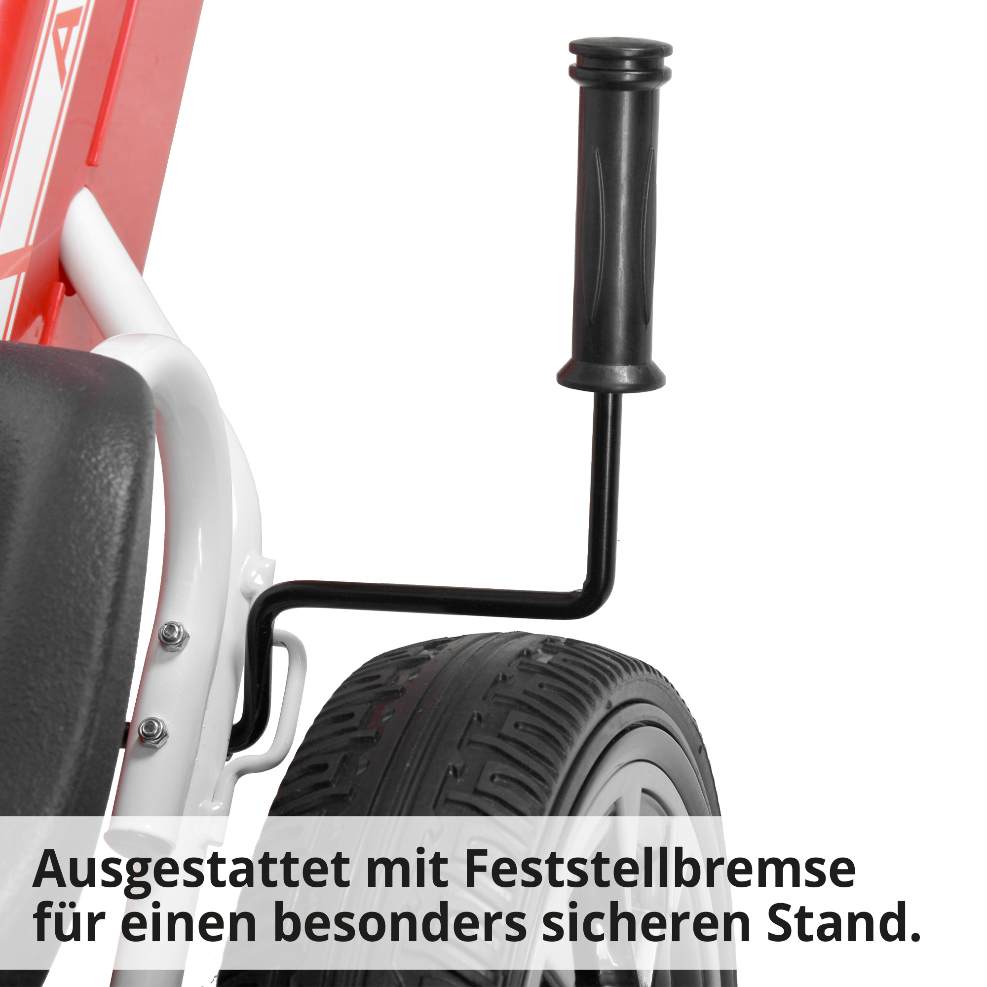 HECHT ABARTH Tretkart Red Tretkart mit Feststellbremse