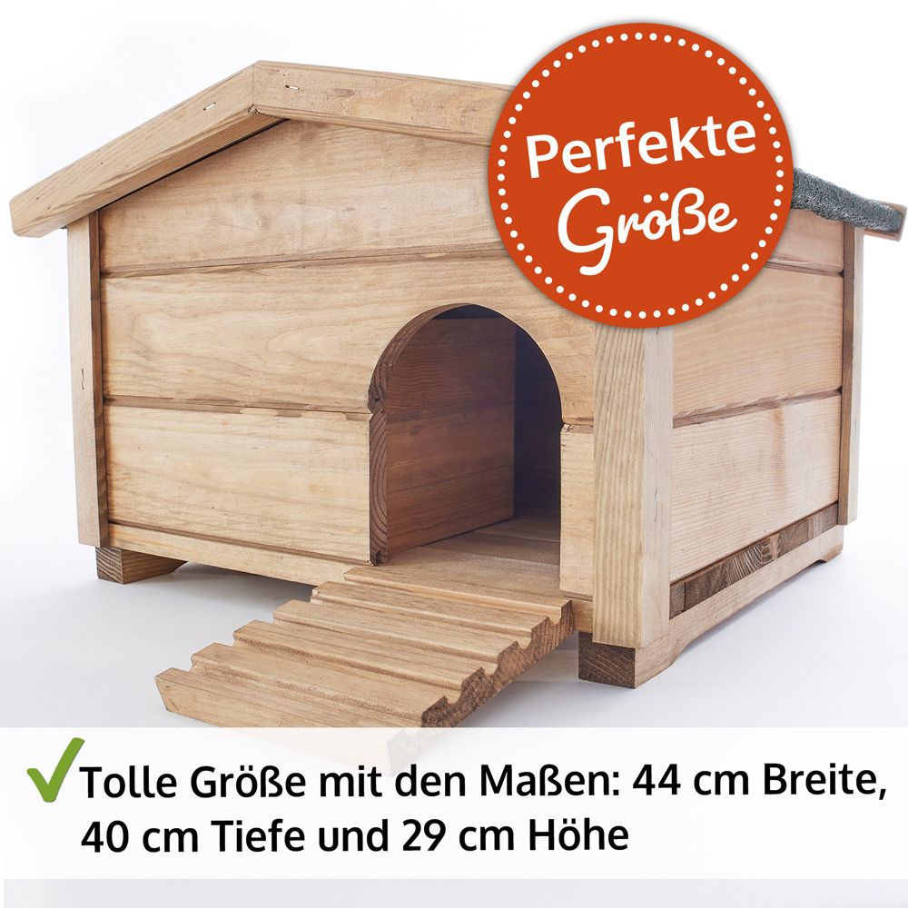 Igelhaus Ruby; 44 x 40 x 29 Zentimeter