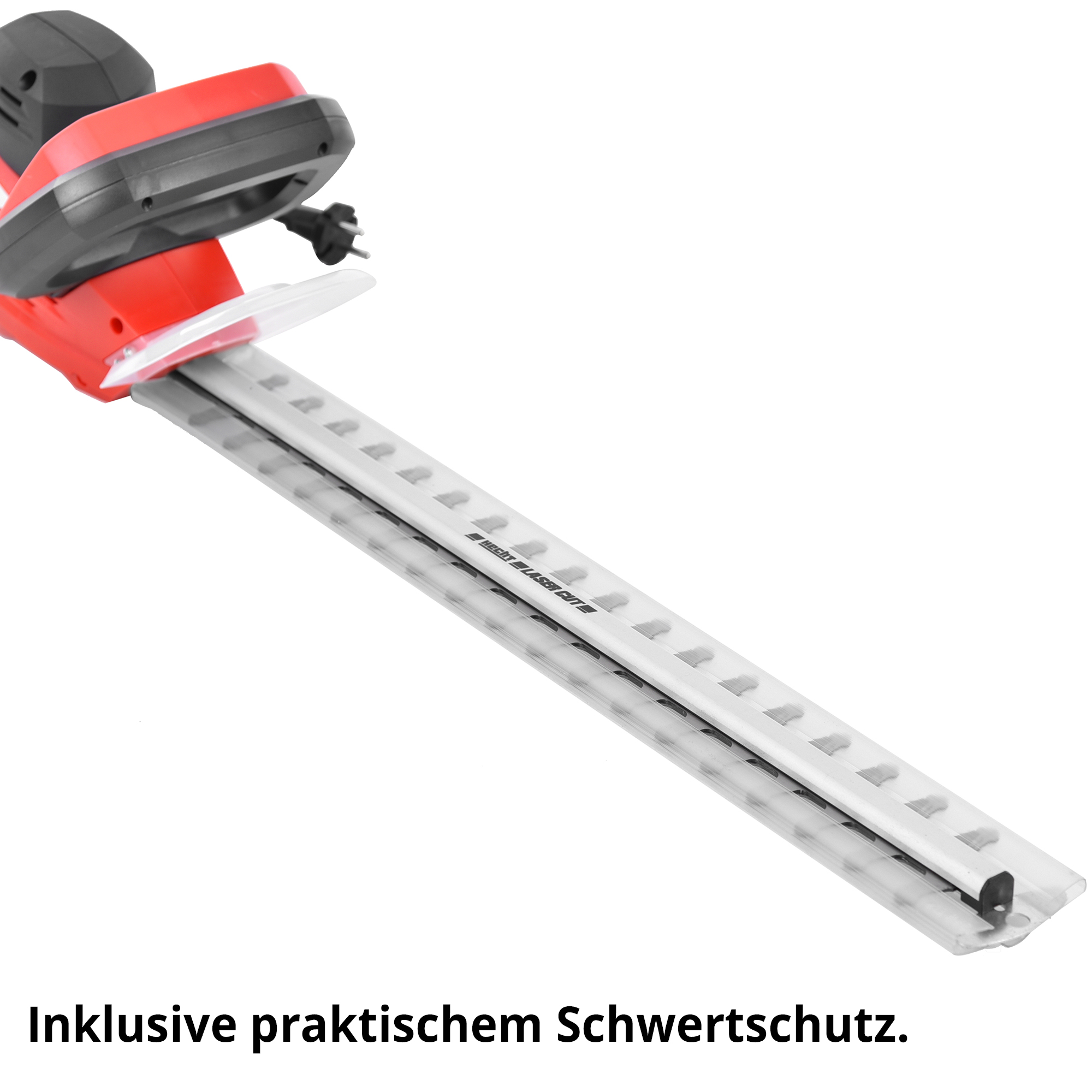Hecht Elektro-Heckenschere mit Schwertschutz 