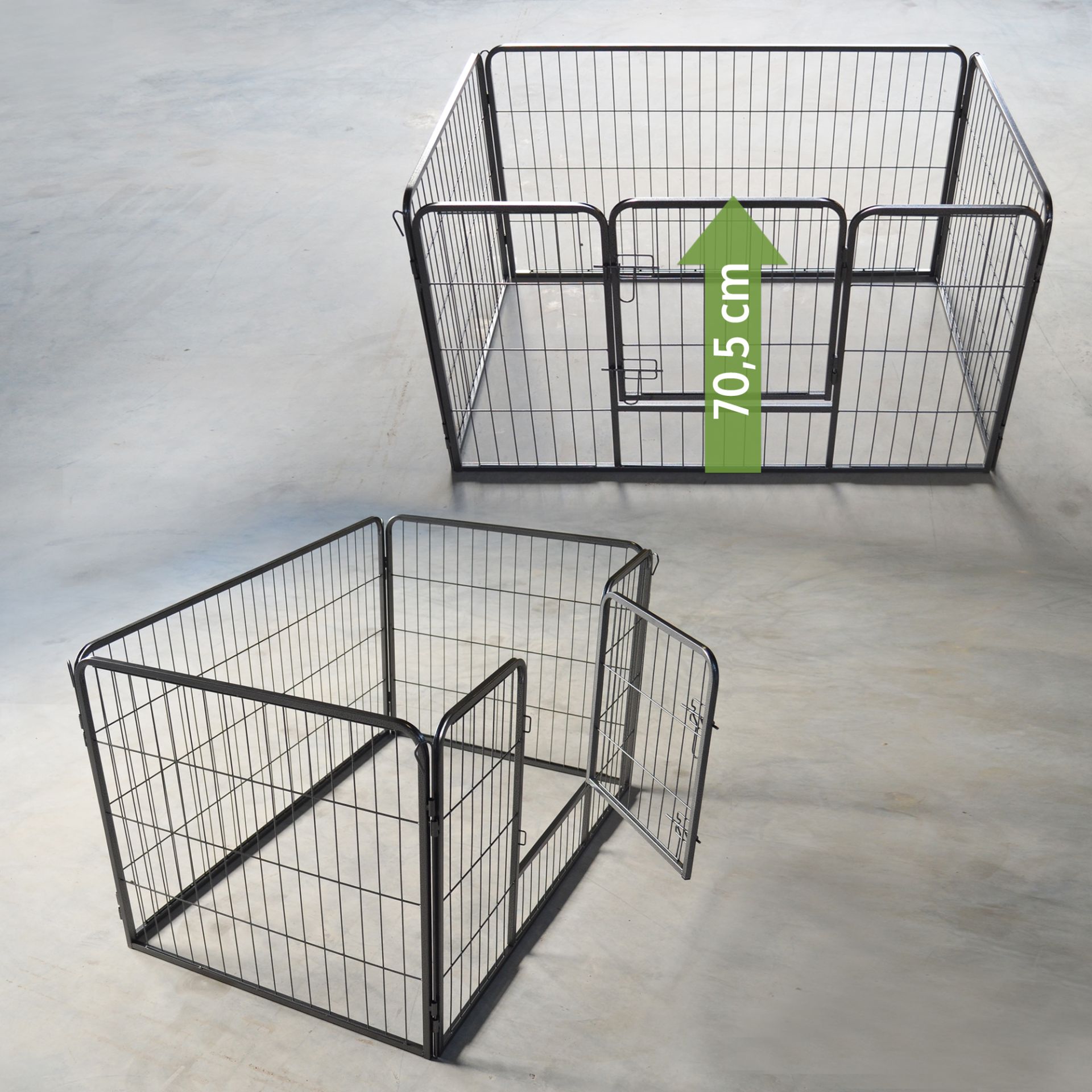 Zooprinz Welpenauslauf S indoor Auslauf Höhe 