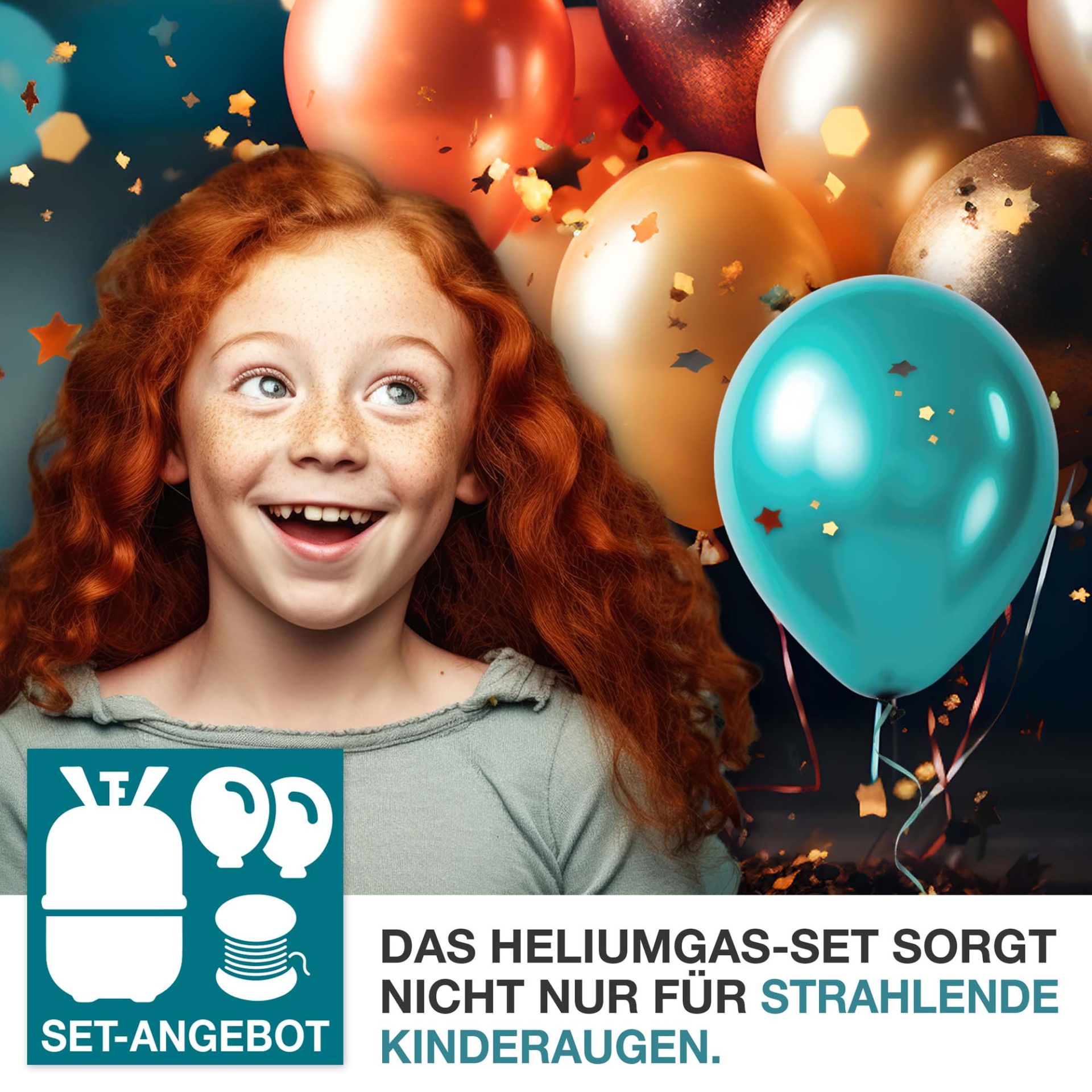 TOM Helium Ballongas HE-700; Ideal für Geburtstage, Hochzeiten und Firmenevents