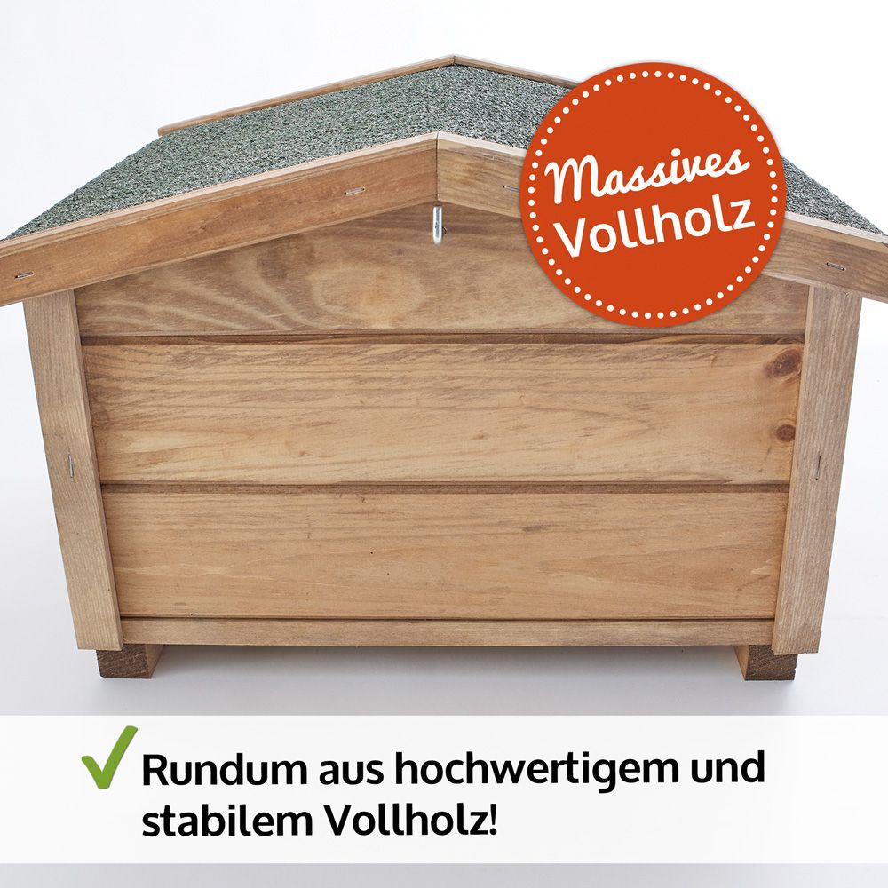 Igelhaus Ruby; massives Vollholz