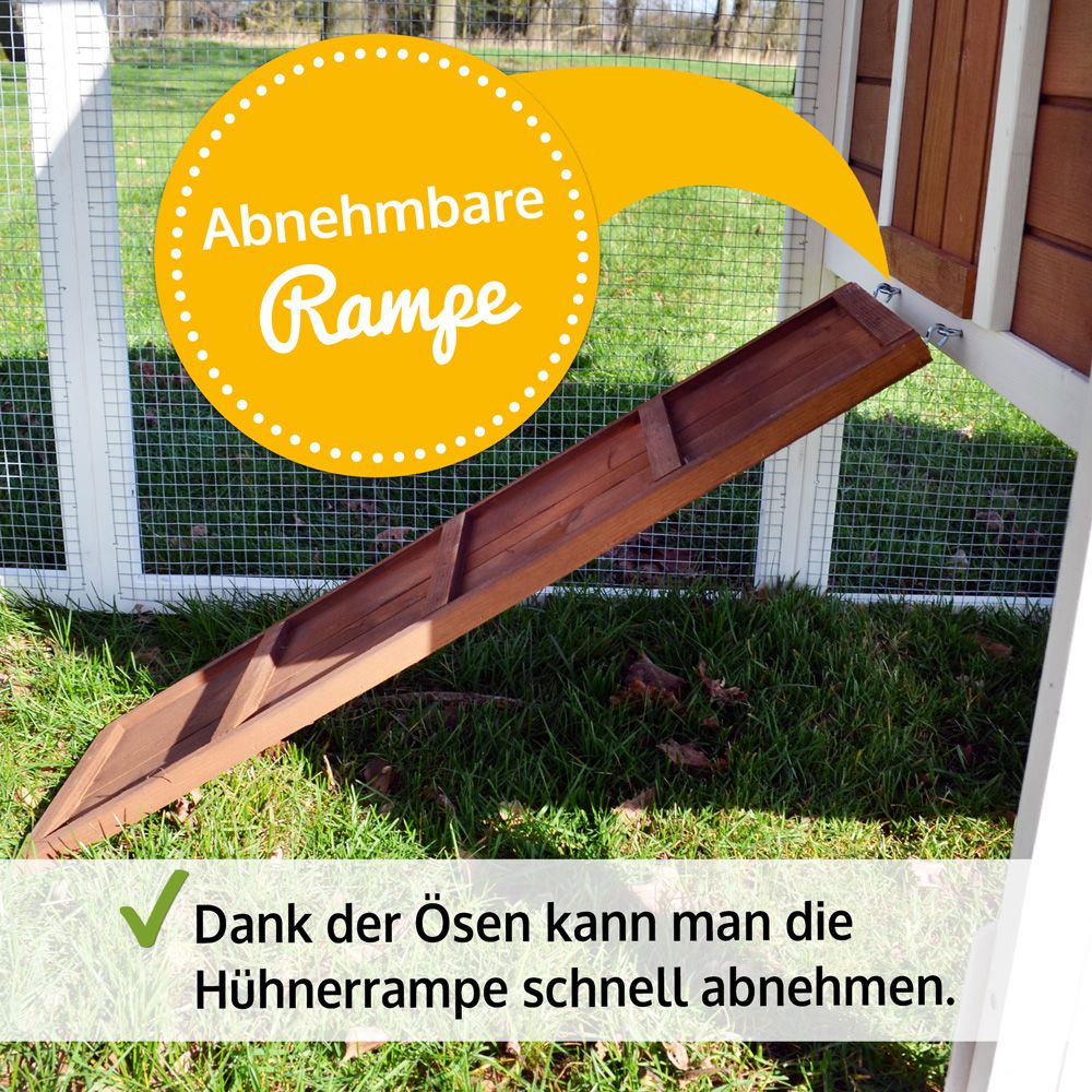 zooprinz Hünhervoliere Mobi mit abnehmbare Rampe (Dieses Bild wurde mit Hilfe von KI generiert.)