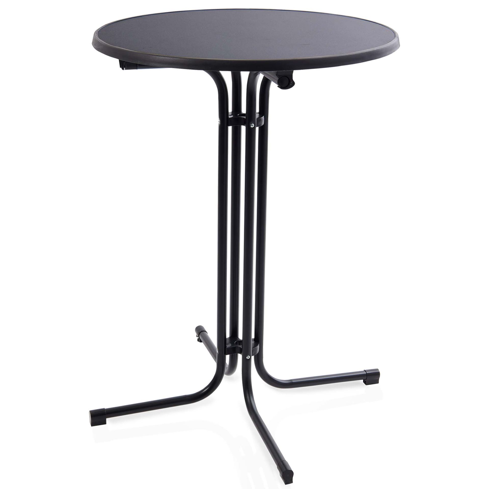 Hochwertiger Stehtisch schwarz