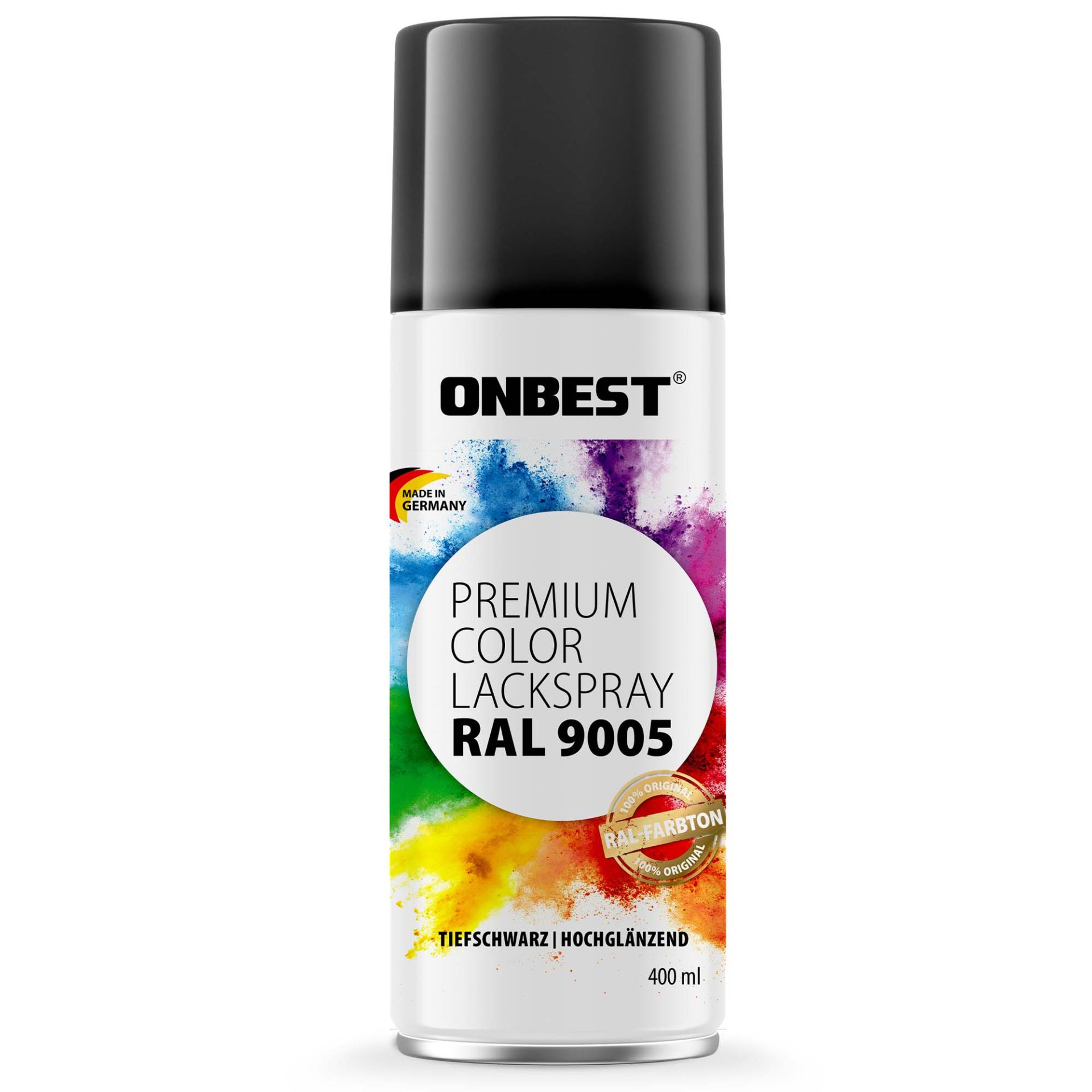 ONBEST, Lackspray Schwarz Glanz, Artikelnummer 43965 ONBEST, Lackspray Schwarz Glanz, Artikelnummer 43965