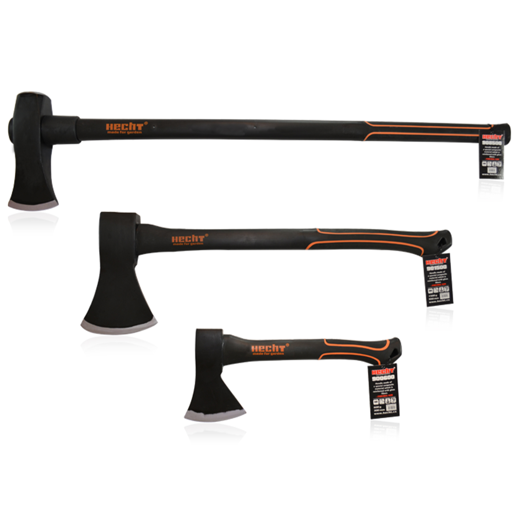 HECHT 3er Axt Set »Nr. 1« Axt für alle Bereiche