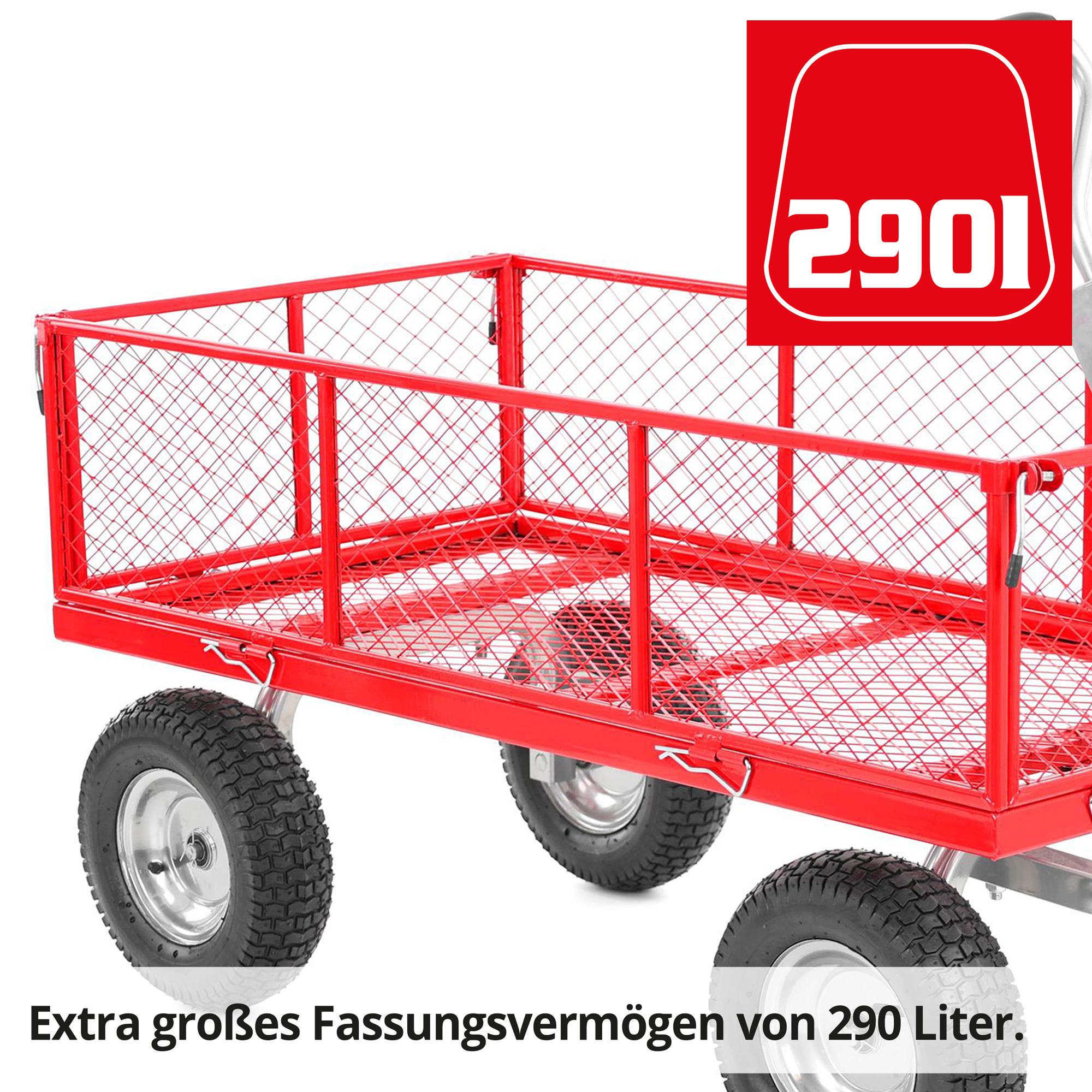Transportwagen mit 290 Liter Fassnungsvermögen 