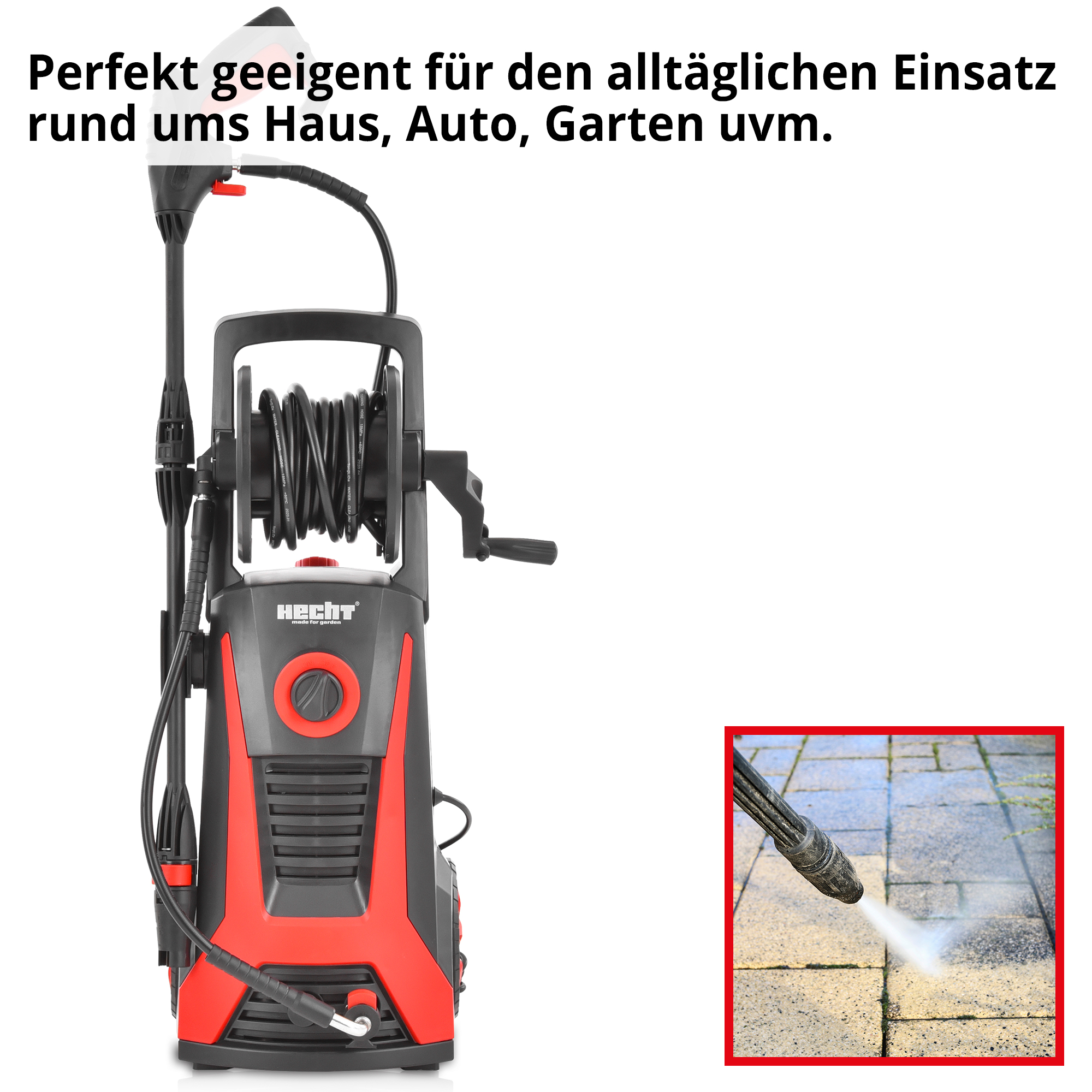 HECHT Hochdruckreiniger »323« Elektrischer Hochdruckreiniger geeignet für den Alltag
